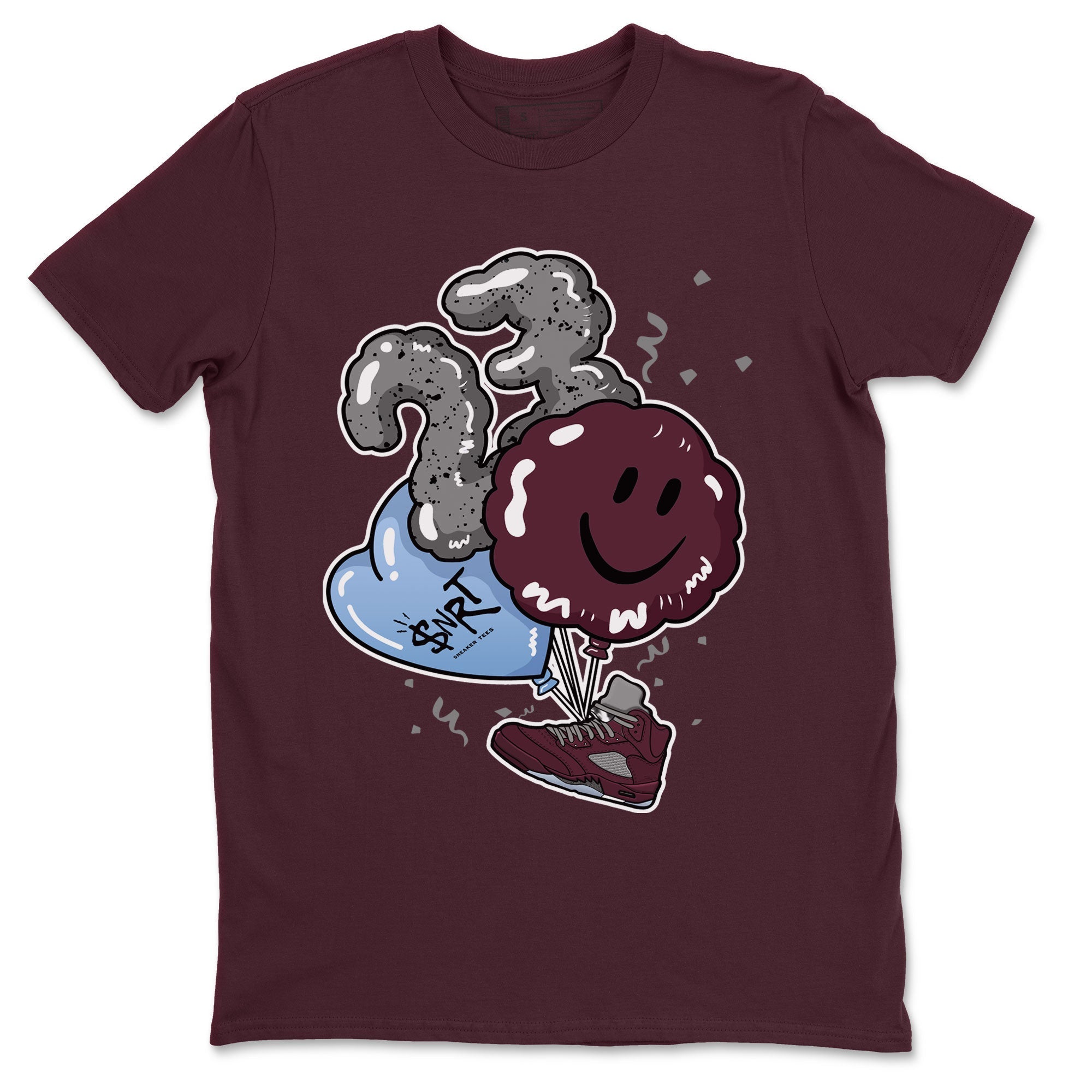 Balloon snkmatch Tee - Air Jordan 5 Burgundy