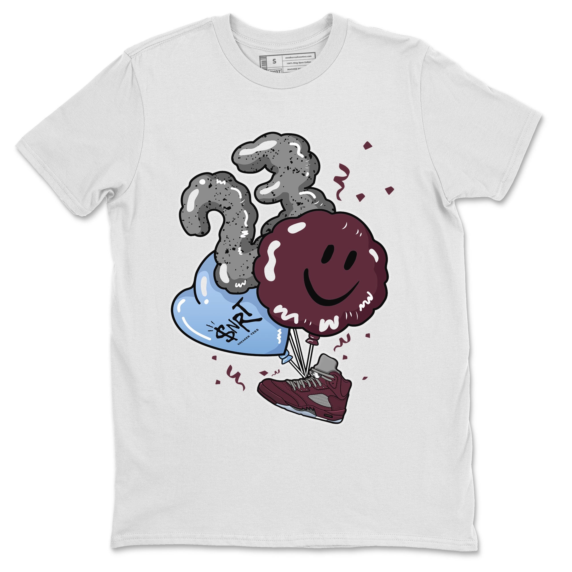 Balloon snkmatch Tee - Air Jordan 5 Burgundy