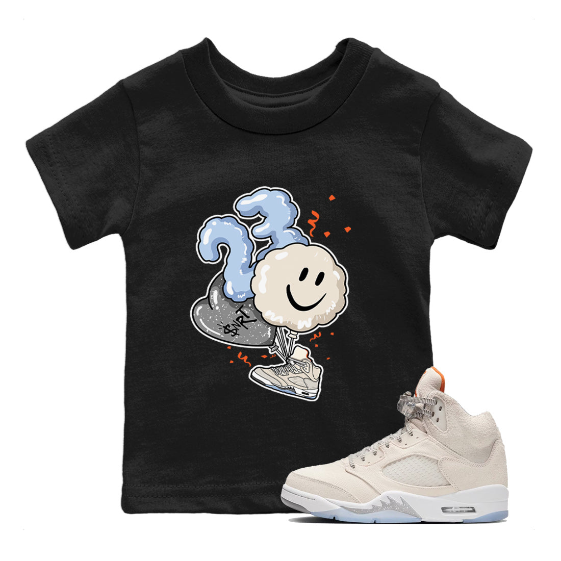 Balloon Kids Tops - Air Jordan 5 Craft