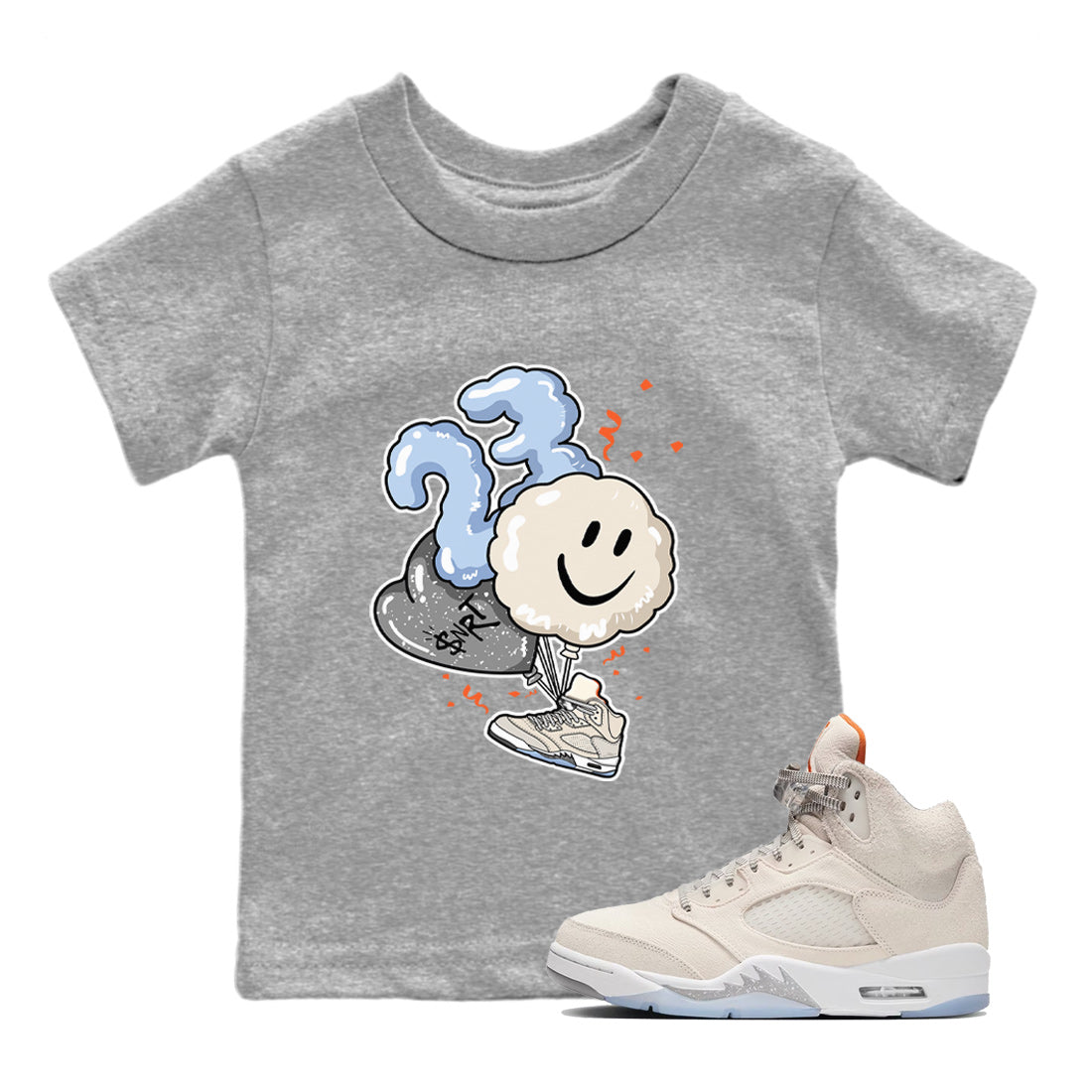 Balloon Kids Tops - Air Jordan 5 Craft