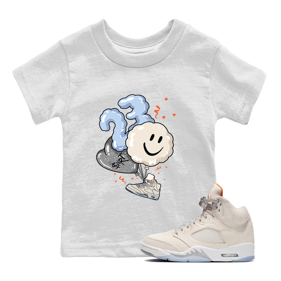 Balloon Kids Tops - Air Jordan 5 Craft