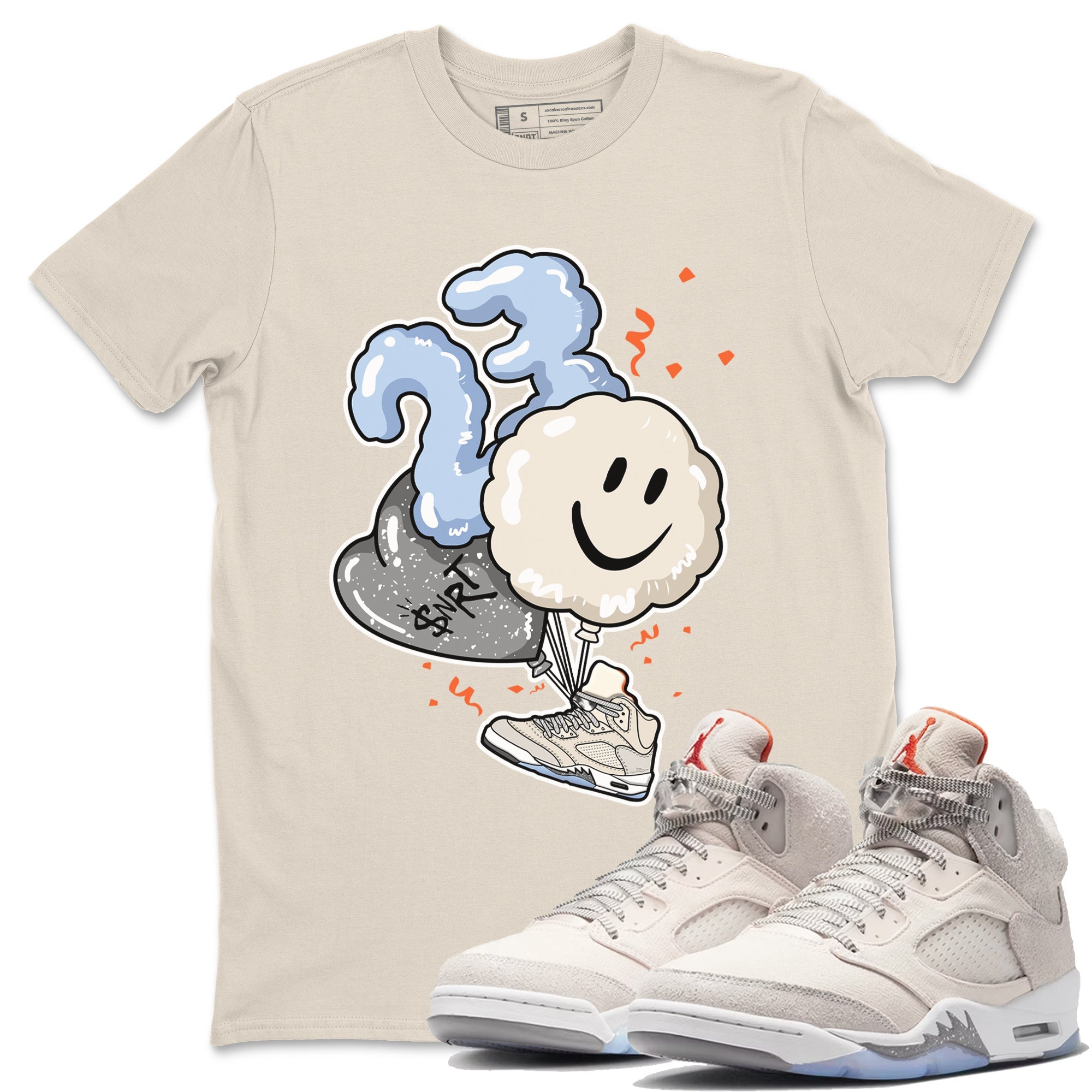 Balloon Unisex Tops - Air Jordan 5 Craft