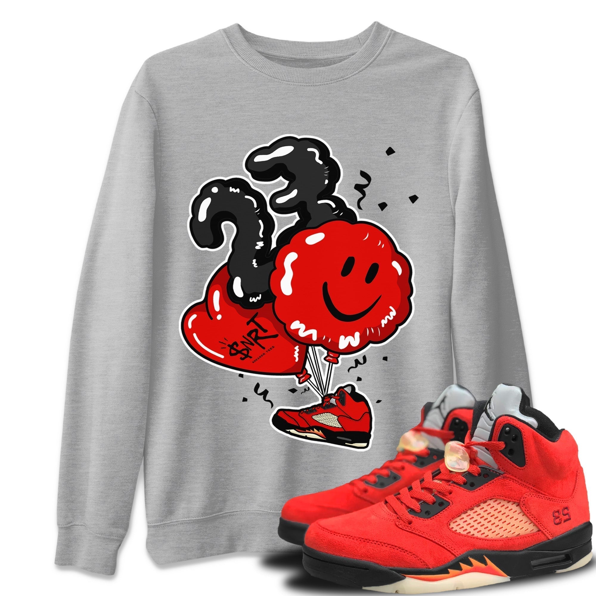 Balloon Unisex Tops - Air Jordan 5 Mars For Her