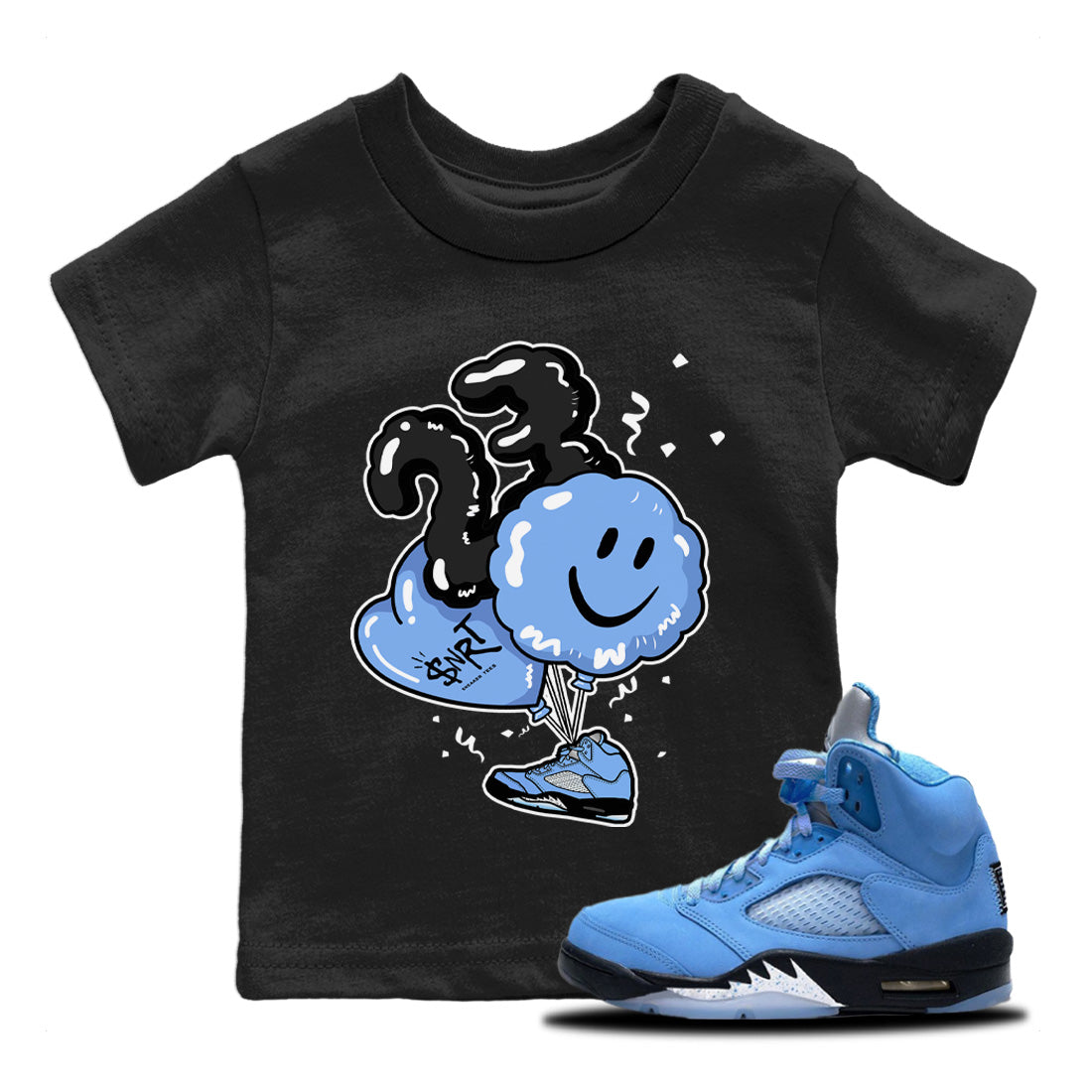 Balloon Kids Tops - Air Jordan 5 UNC