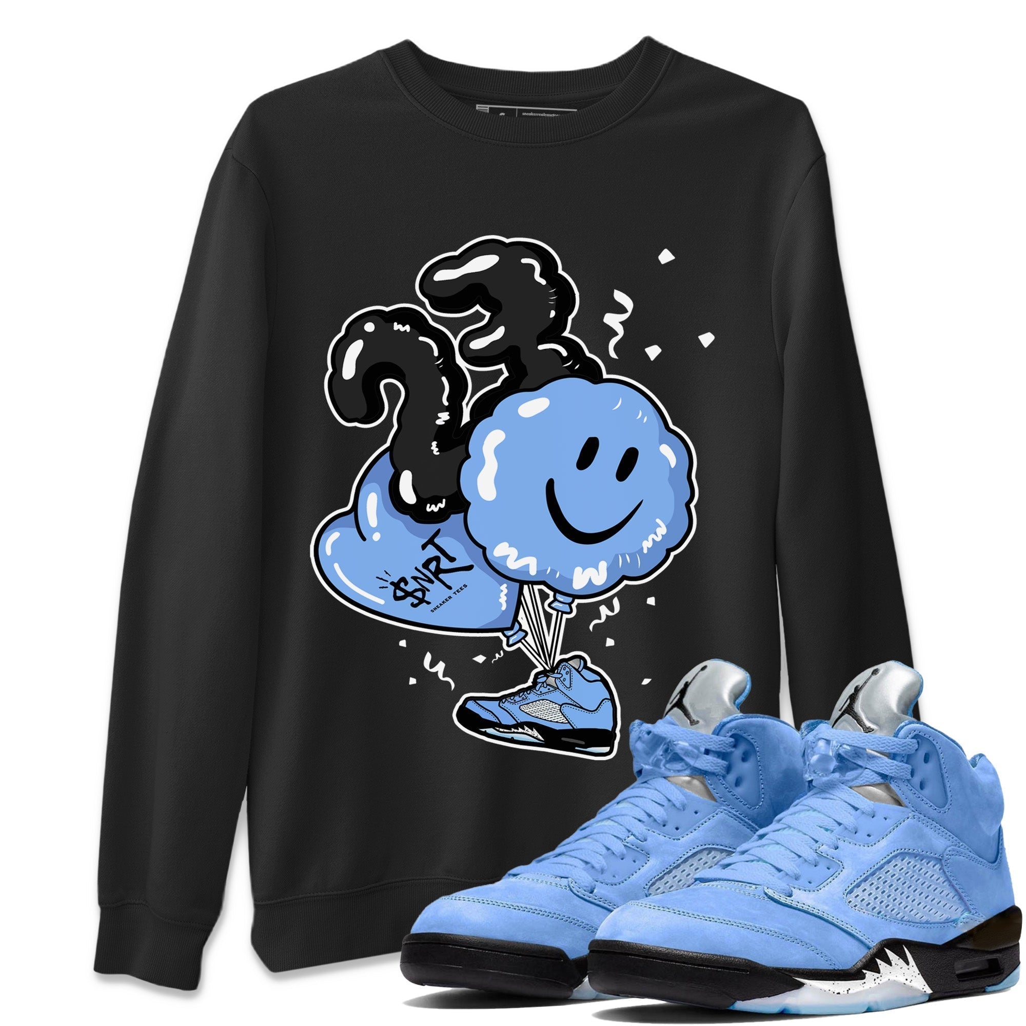 Balloon Unisex Tops - Air Jordan 5 UNC