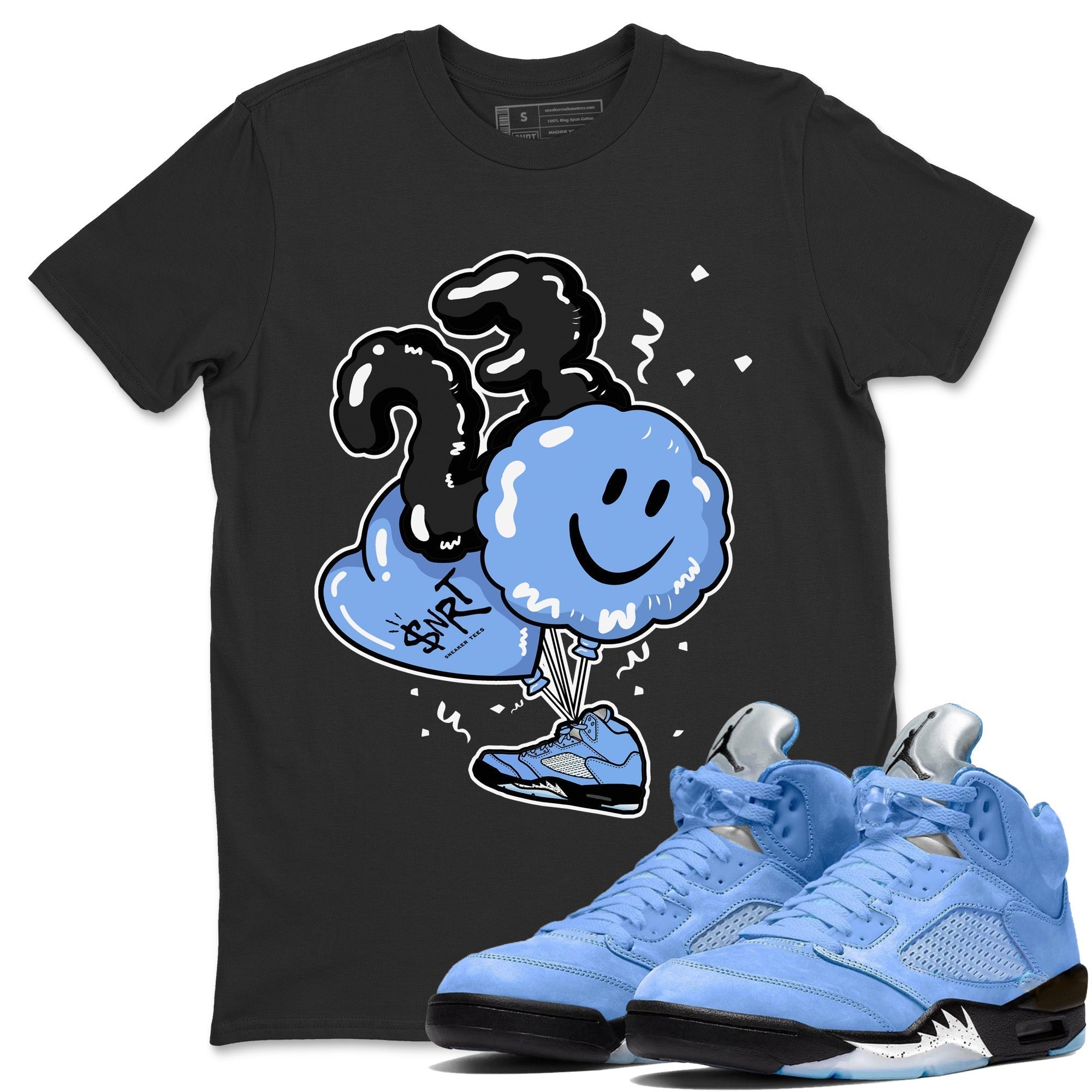 Balloon Unisex Tops - Air Jordan 5 UNC