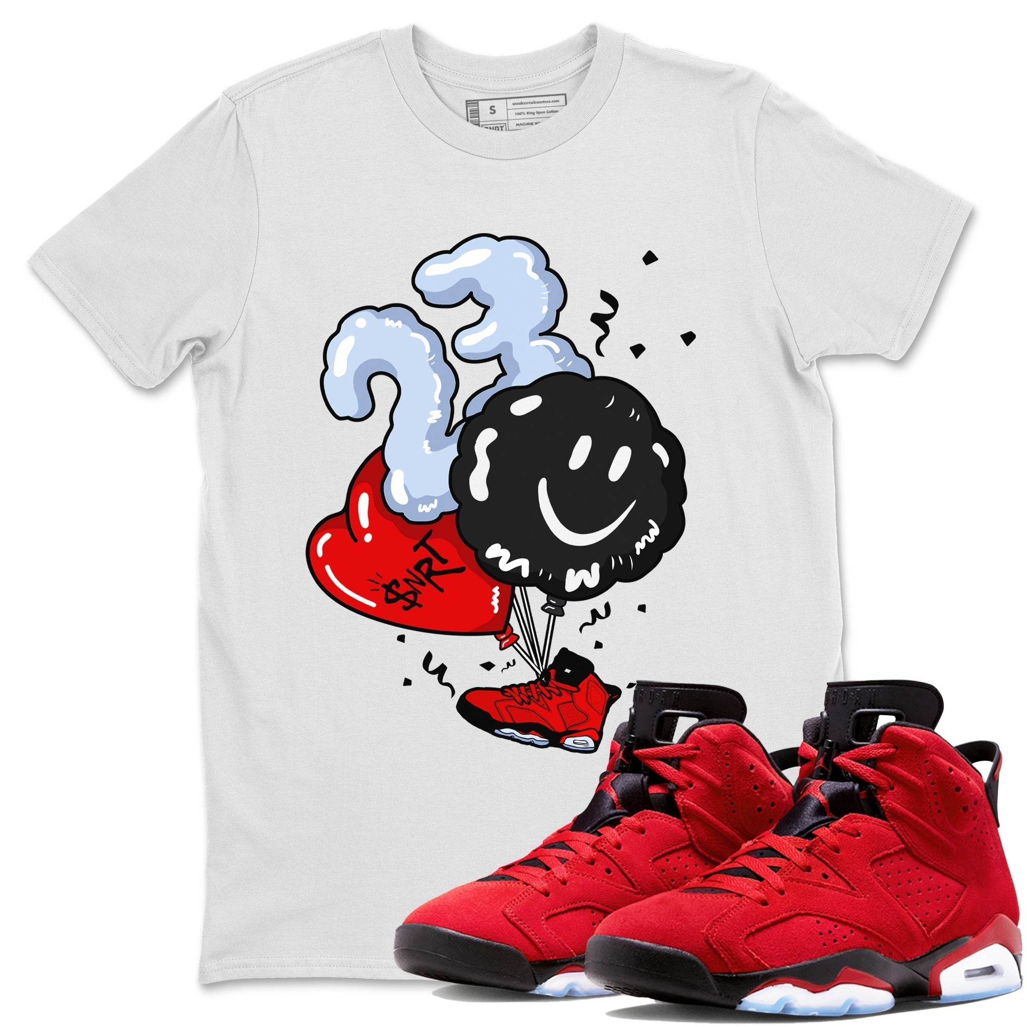 Balloon Unisex Tops - Air Jordan 6 Toro Bravo