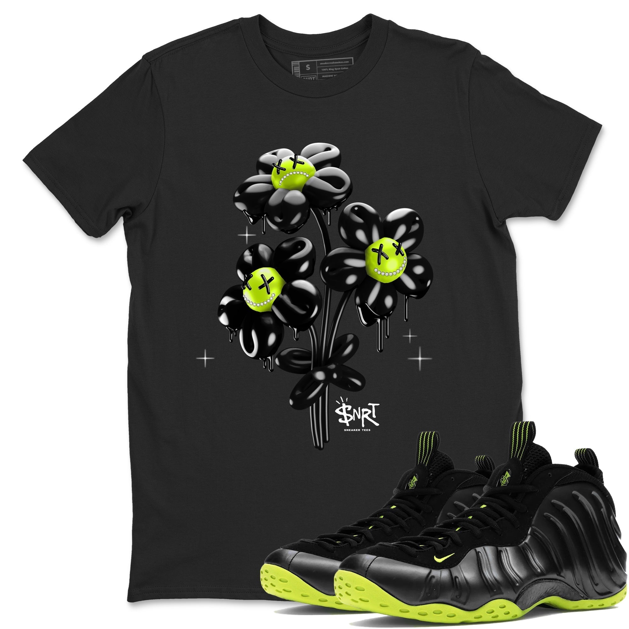 Balloon Bouquet snkmatch Tees - Air Foamposite One Black Volt