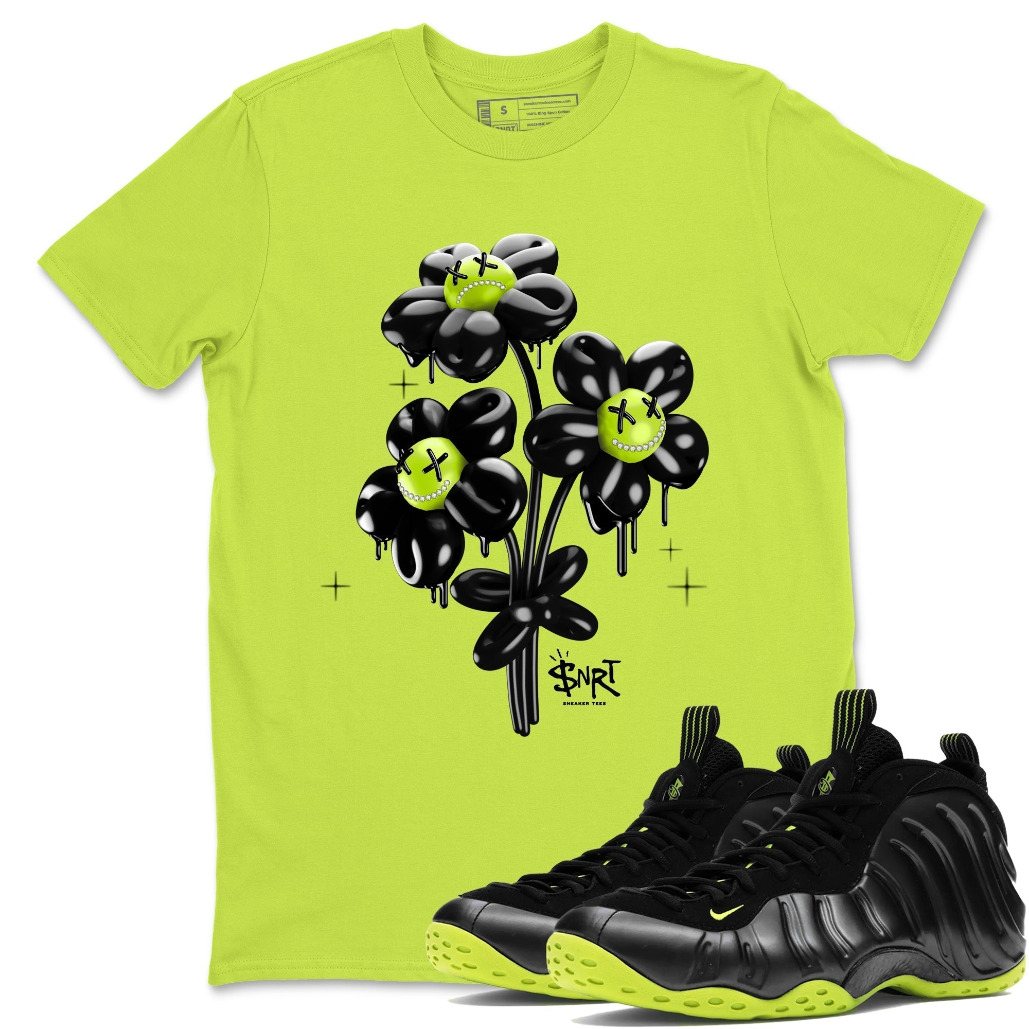 Balloon Bouquet snkmatch Tees - Air Foamposite One Black Volt
