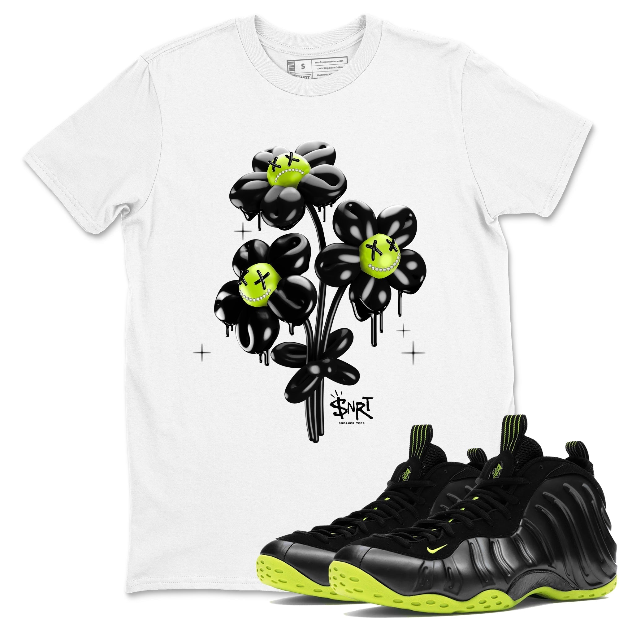Balloon Bouquet snkmatch Tees - Air Foamposite One Black Volt