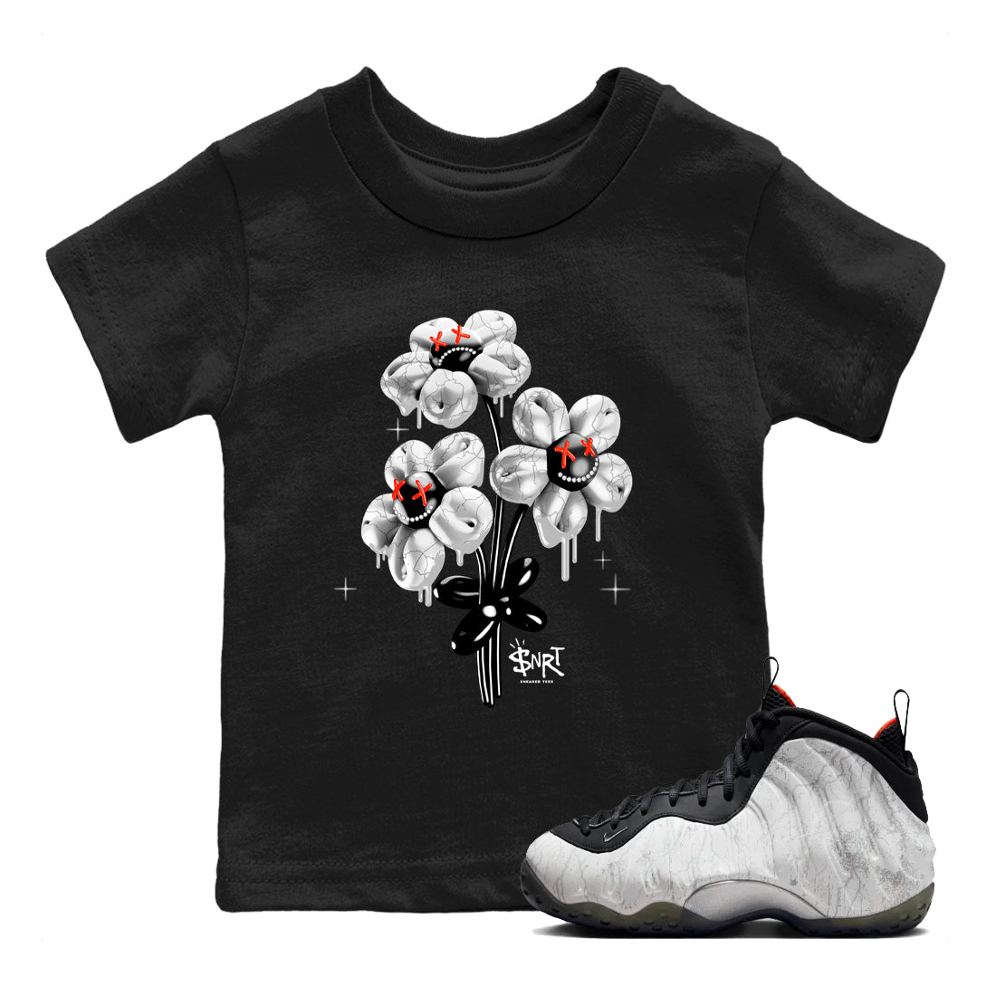 Balloon Bouquet snkmatch Tees Kids - Air Foamposite One Jin