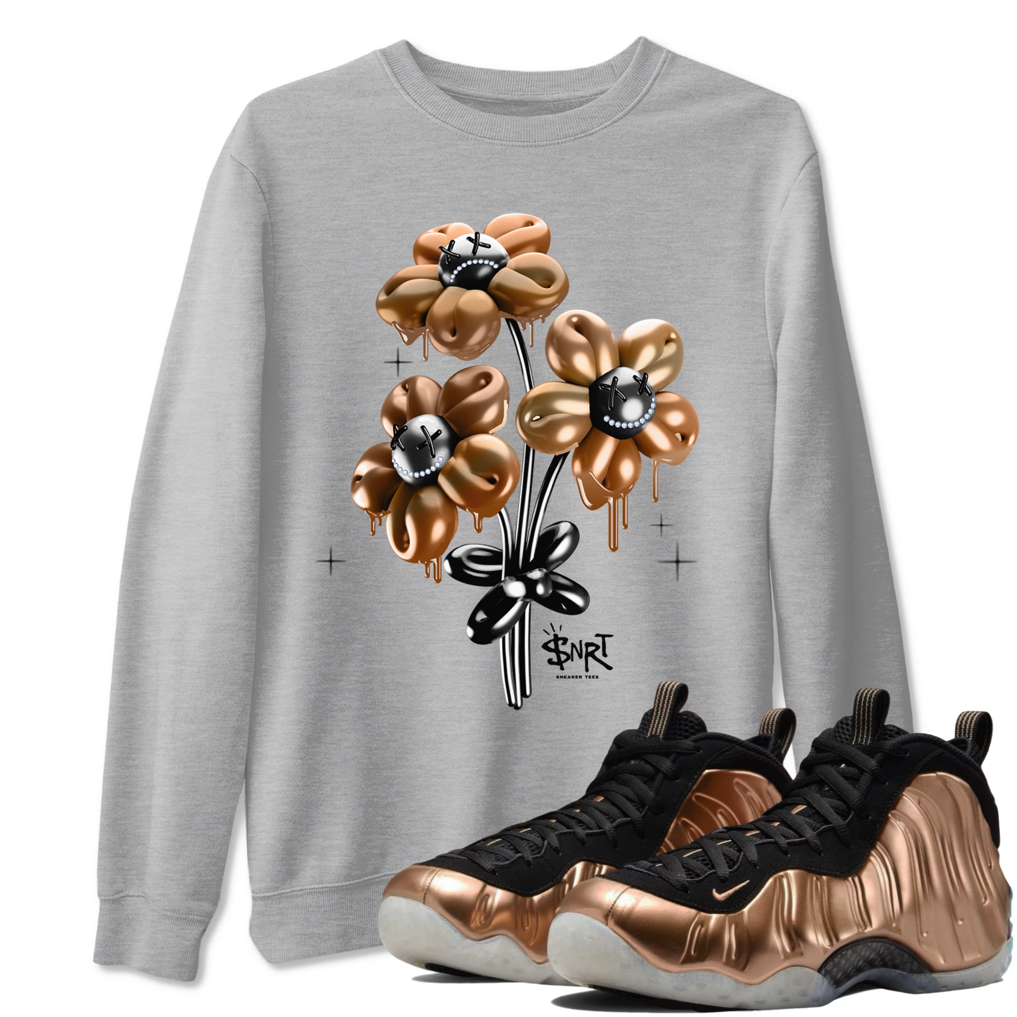 Balloon Bouquet snkmatch Tees - Air Foamposite One Metallic Copper