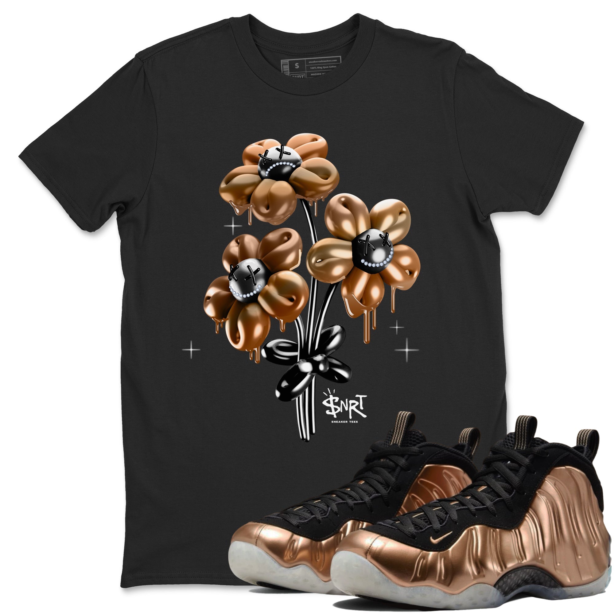 Balloon Bouquet snkmatch Tees - Air Foamposite One Metallic Copper