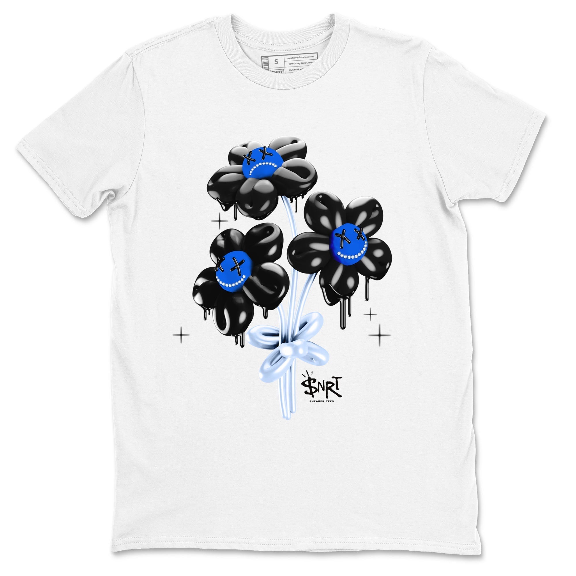 Balloon Bouquet snkmatch Tees - Air Jordan 11 Black and Varsity Royal