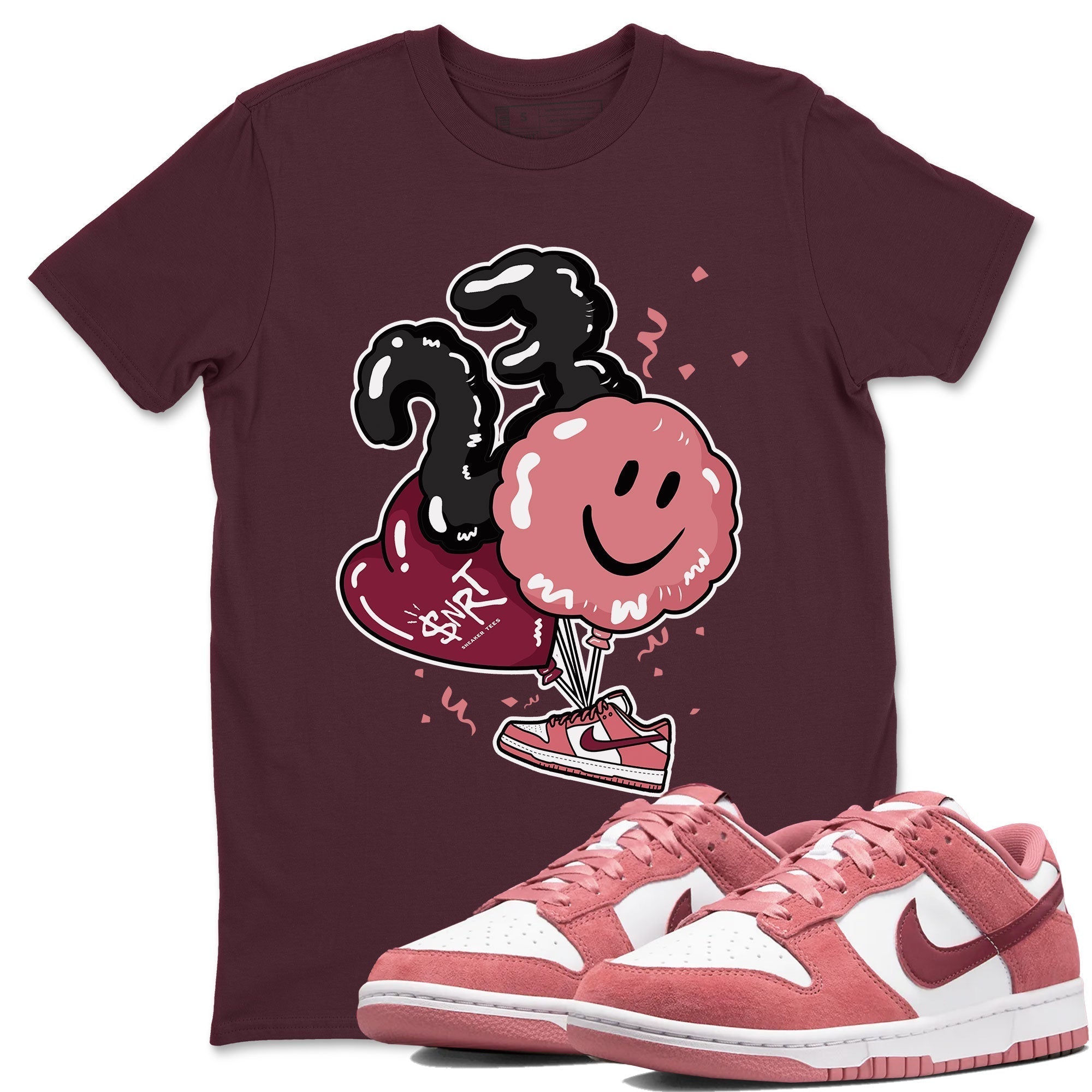 Balloon snkmatch Tees - Dunk Valentines Day 2024