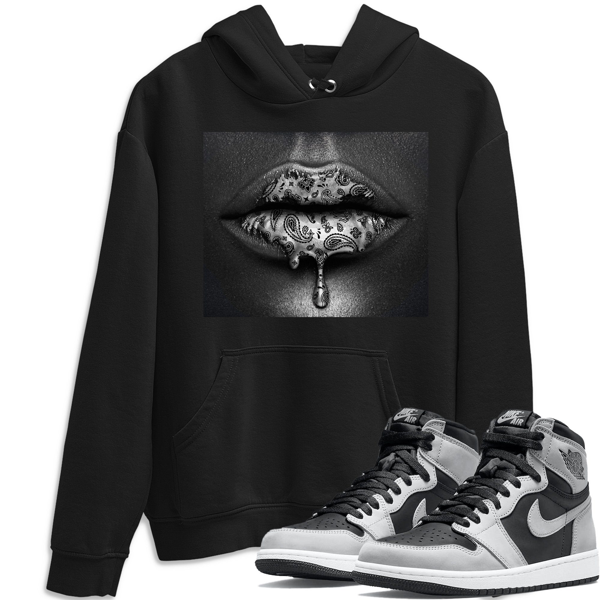 Bandana Lips Unisex Tops - Air Jordan 1 Shadow 2.0
