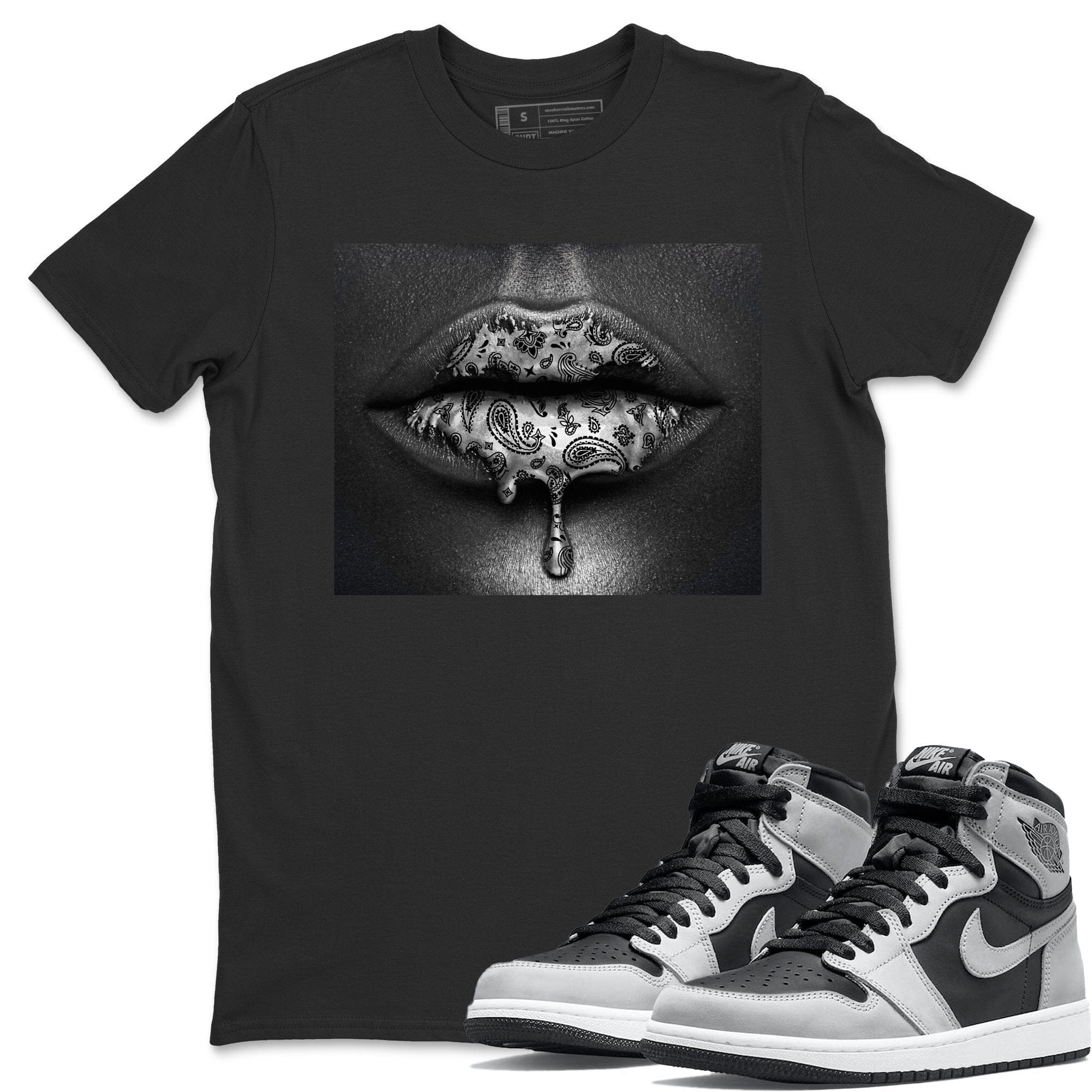 Bandana Lips Unisex Tops - Air Jordan 1 Shadow 2.0