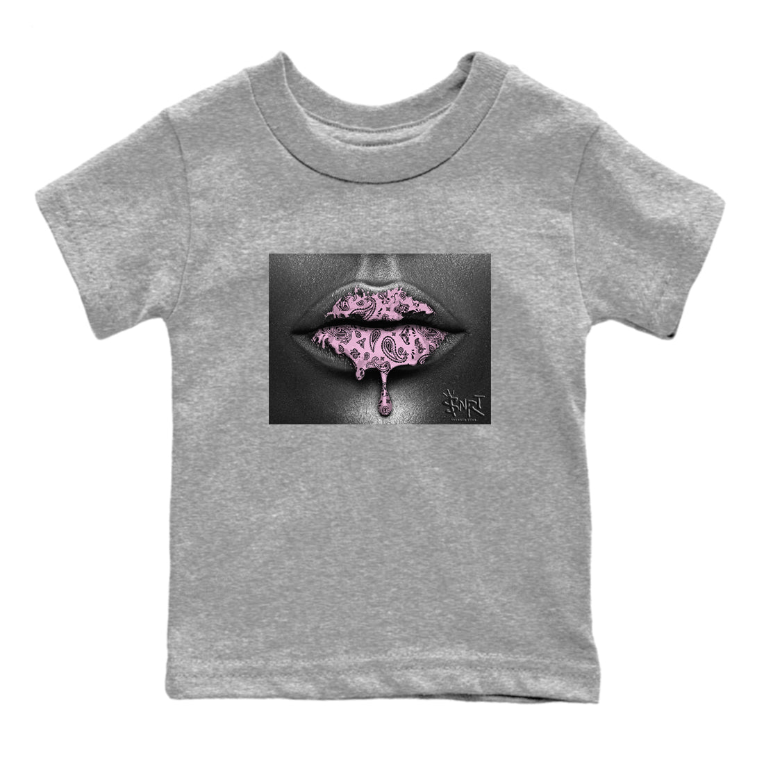 Bandana Lips snkmatch Tees Kids - Air Jordan 4 Orchid