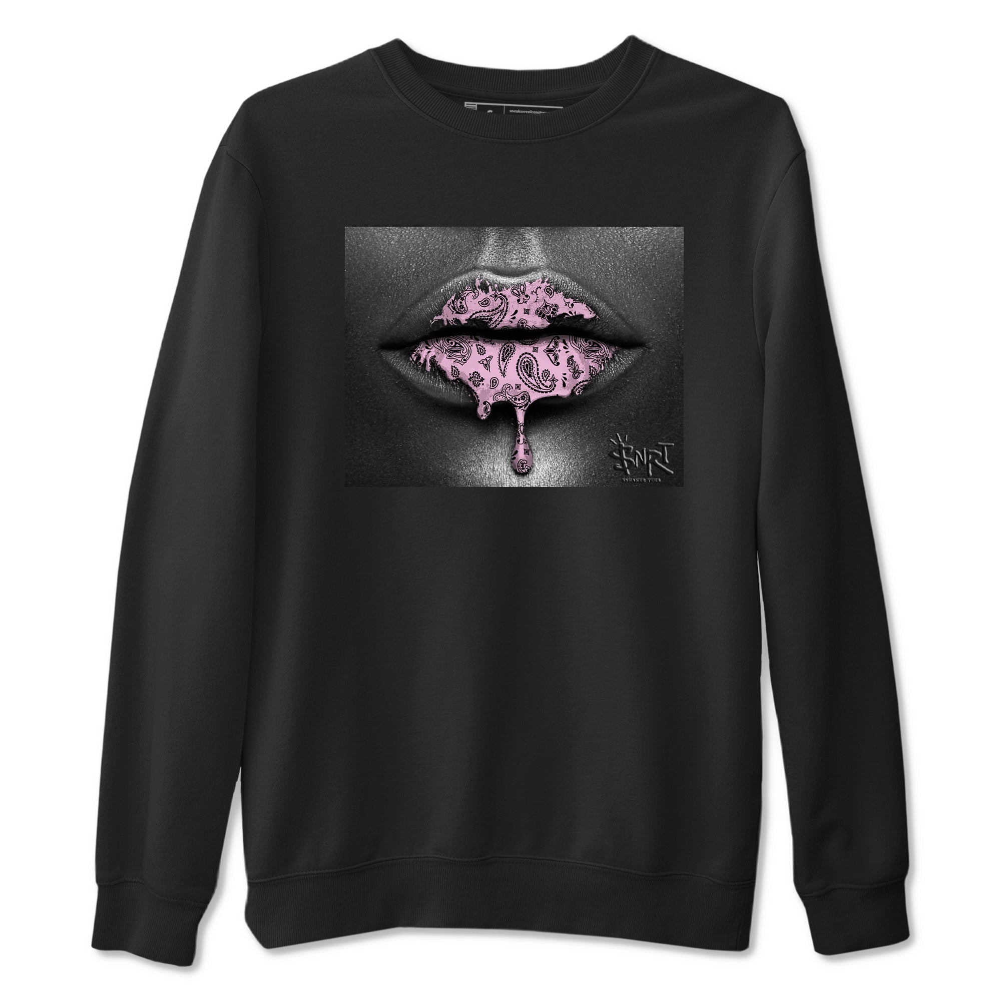 Bandana Lips snkmatch Tees - Air Jordan 4 Orchid