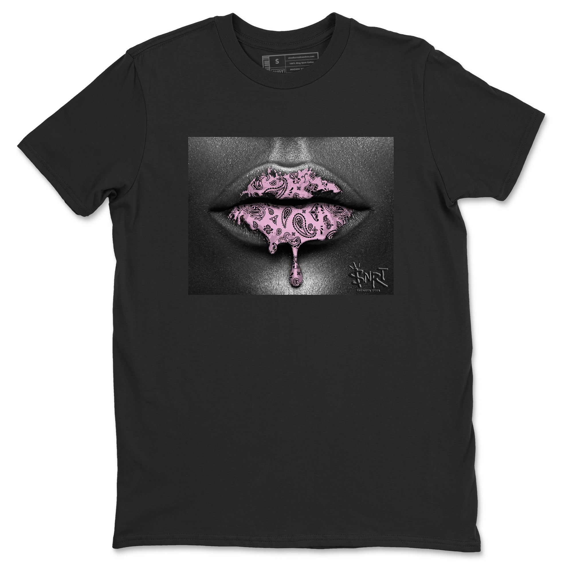 Bandana Lips snkmatch Tees - Air Jordan 4 Orchid