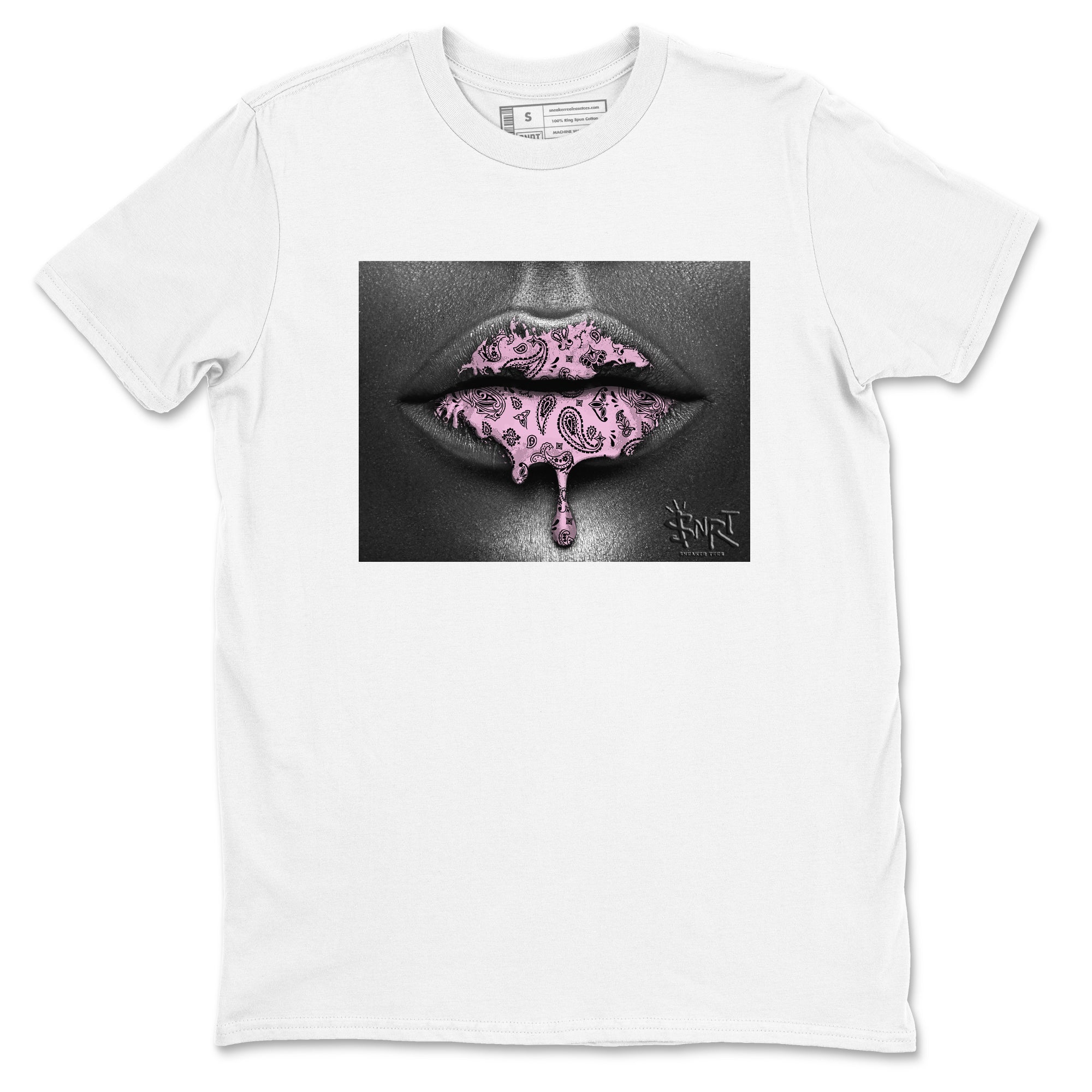 Bandana Lips snkmatch Tees - Air Jordan 4 Orchid