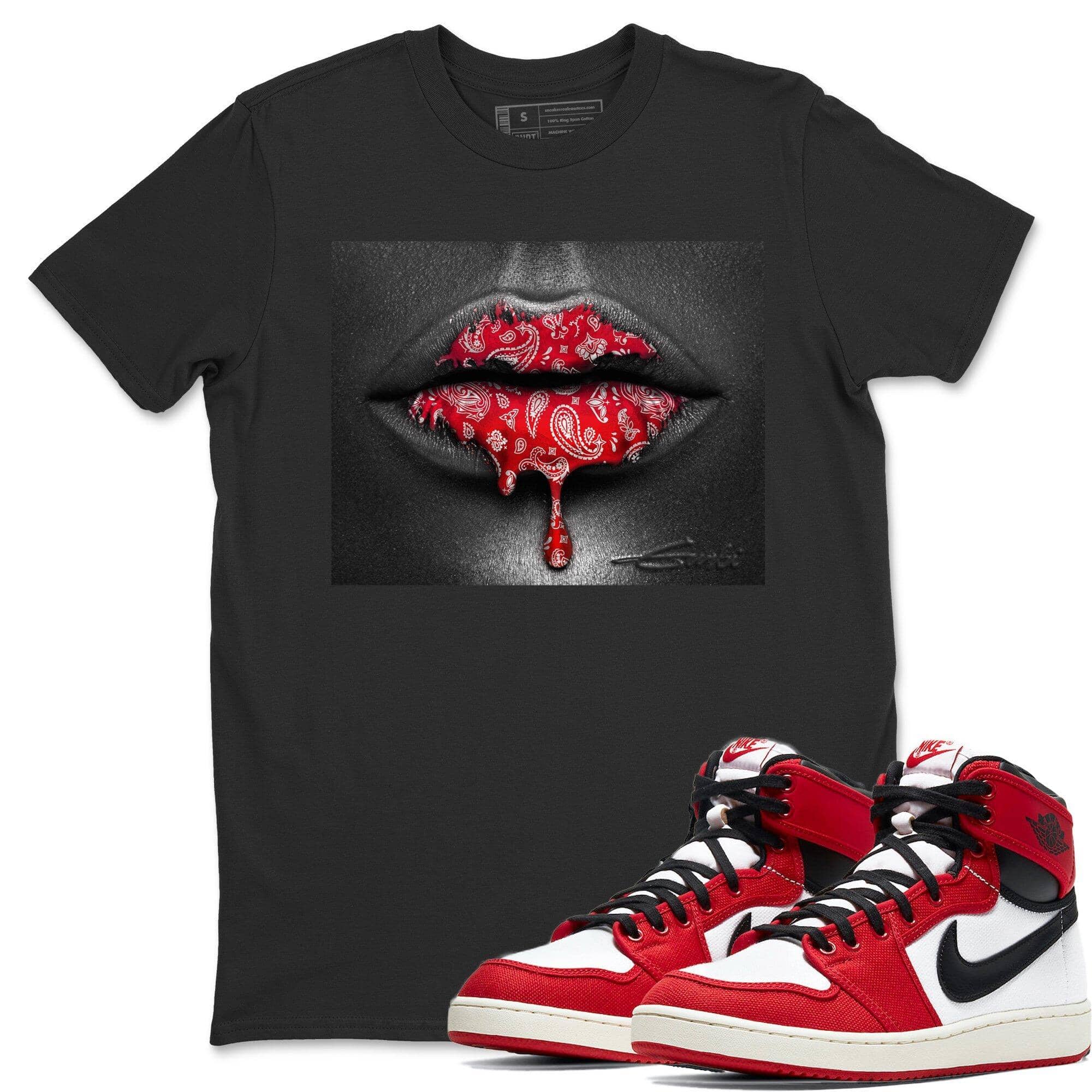 Bandana Lips Unisex Tops - Air Jordan 1 Chicago