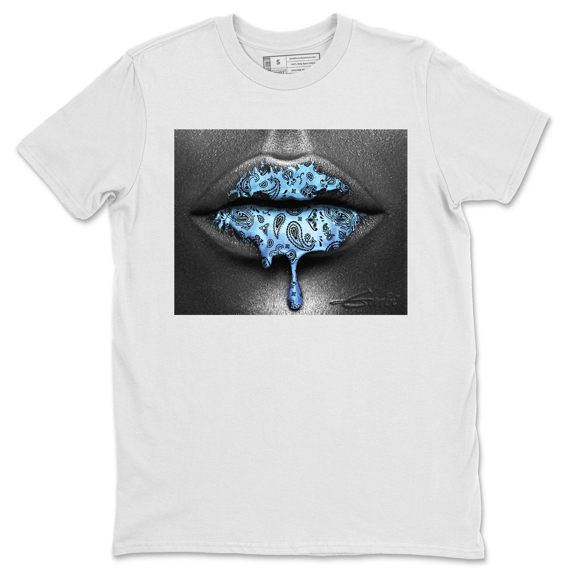 Bandana Lips Unisex Tops - Air Jordan 1 University Blue