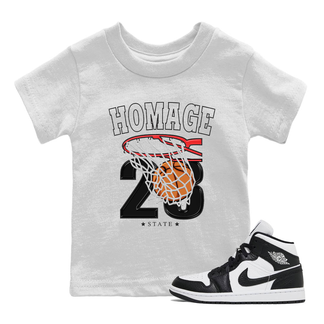 Basketball Kids Tops - Air Jordan 1 Homage