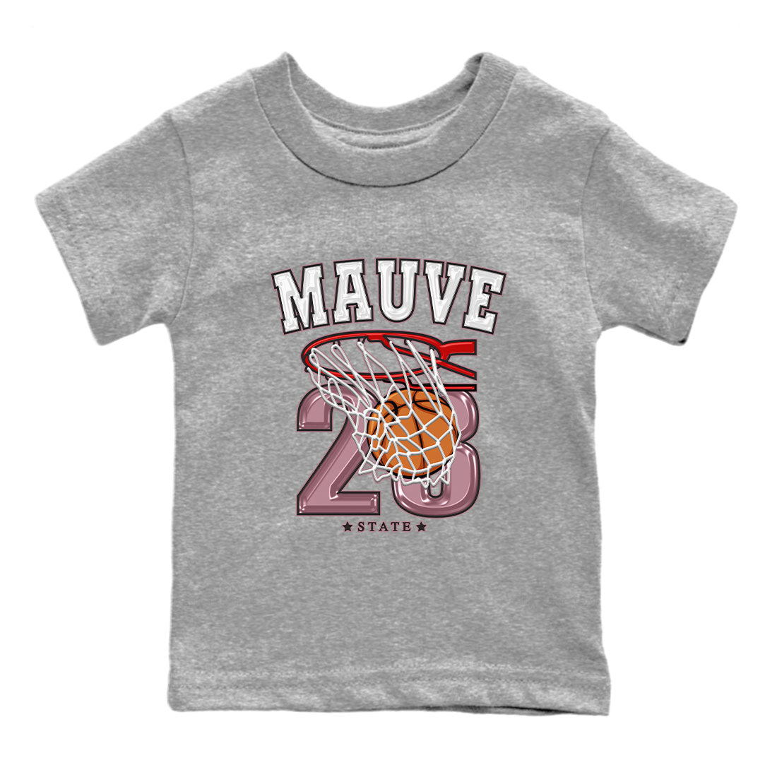 Basketball snkmatch Tee Kids - Air Jordan 1 Mauve