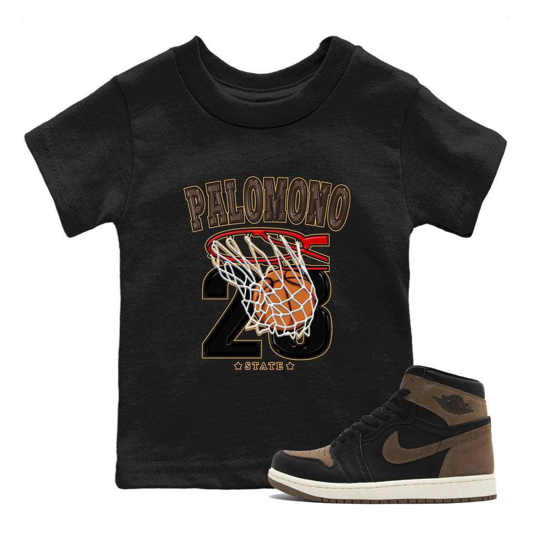 Basketball snkmatch Tee Kids - Air Jordan 1 Palomino