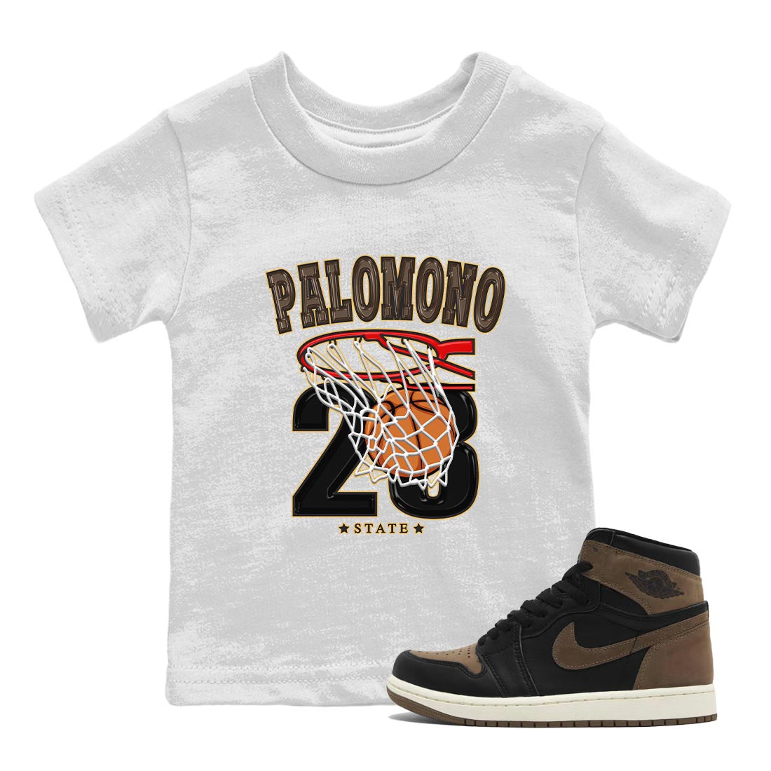 Basketball snkmatch Tee Kids - Air Jordan 1 Palomino