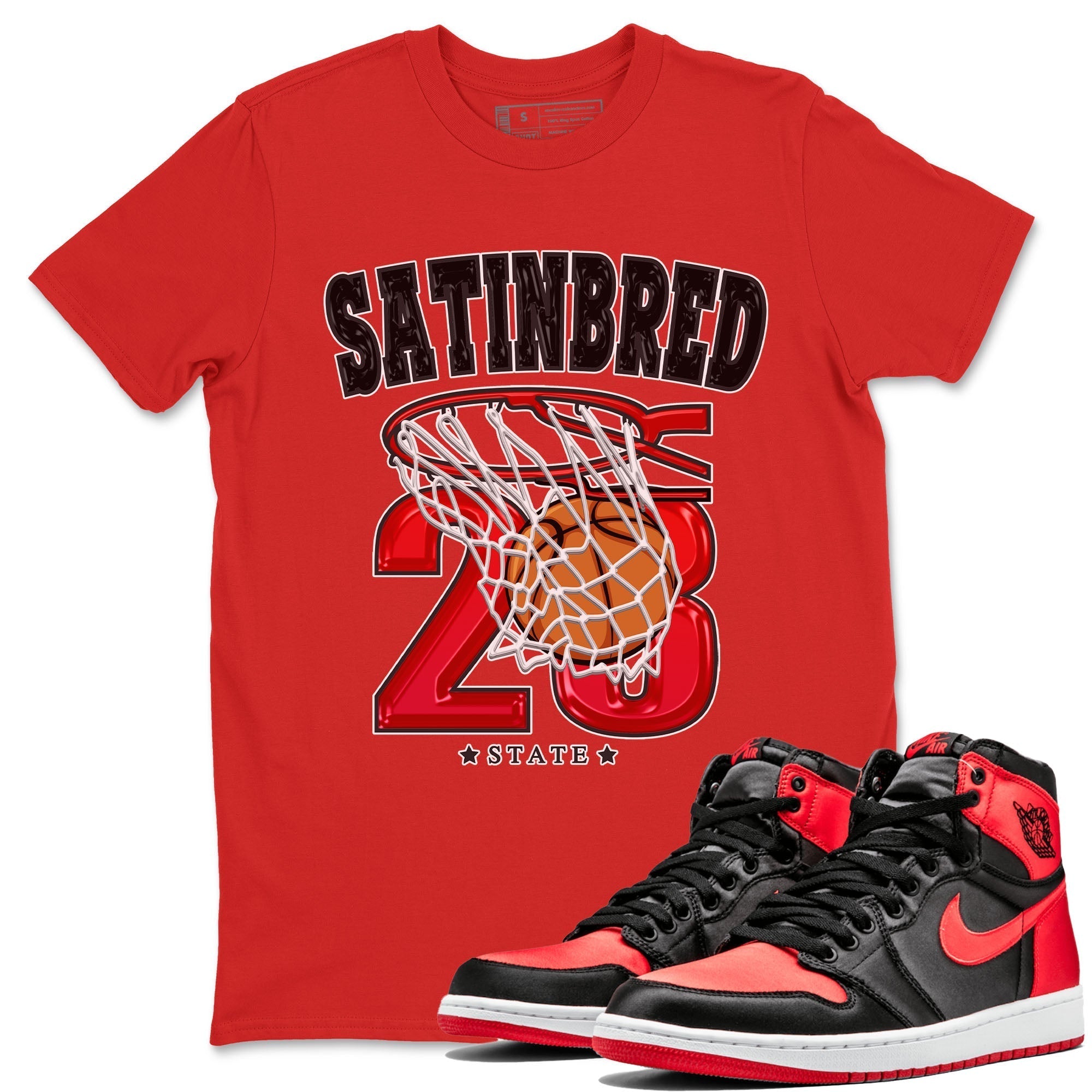 Basketball snkmatch Tee - Air Jordan 1 Satin Bred