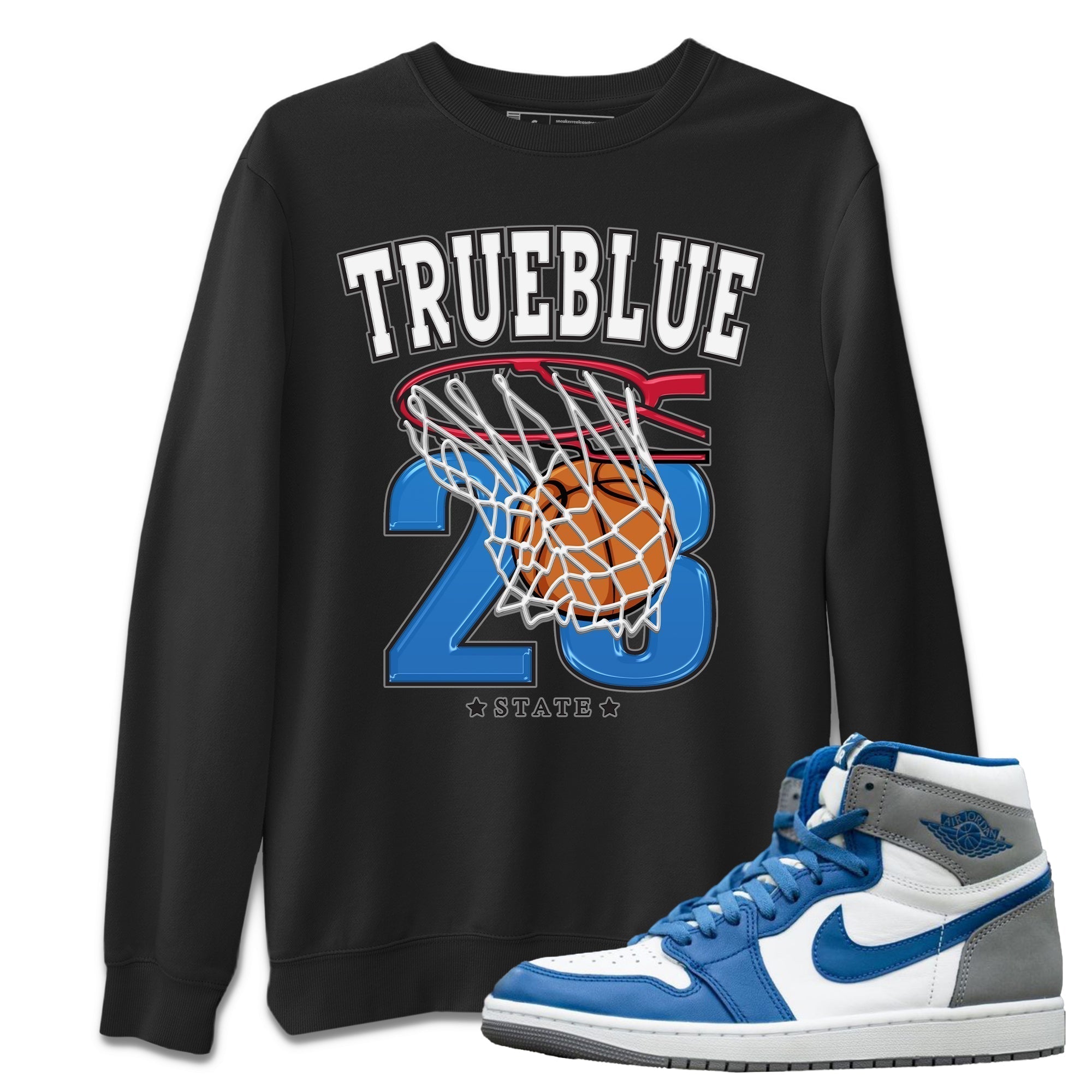 Basketball Unisex Tops - Air Jordan 1 True Blue