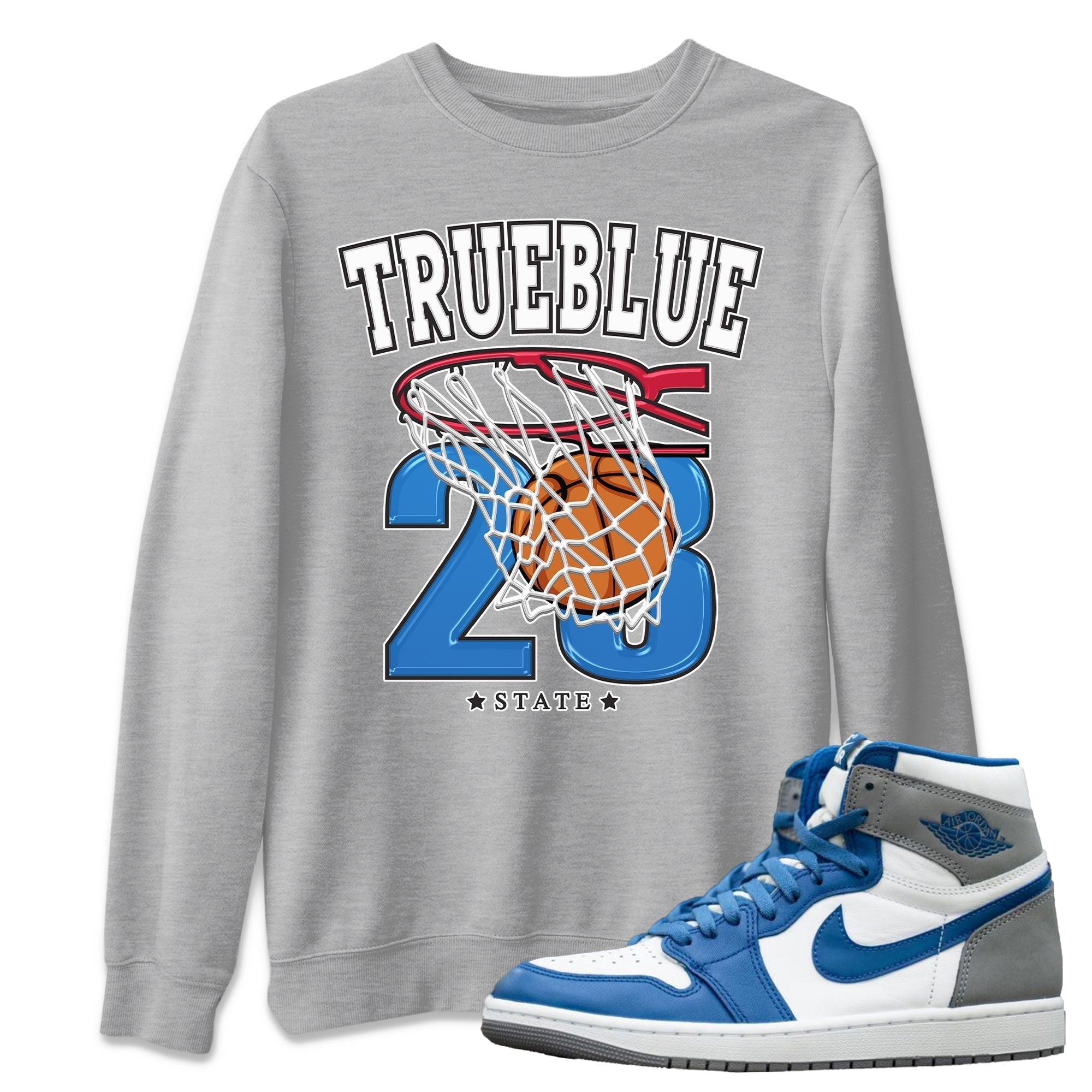Basketball Unisex Tops - Air Jordan 1 True Blue