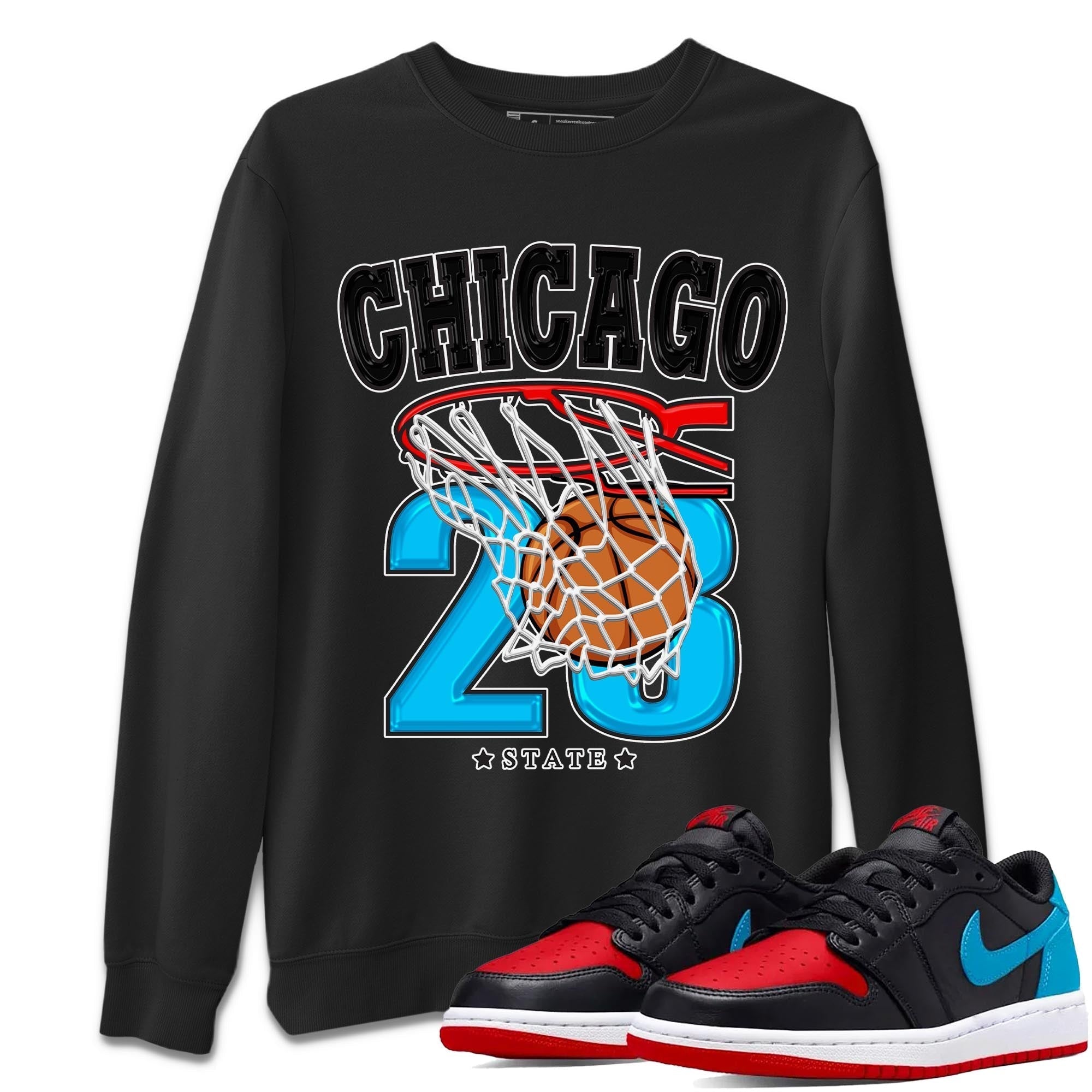 Basketball snkmatch Tee - Air Jordan 1 UNC to Chicago