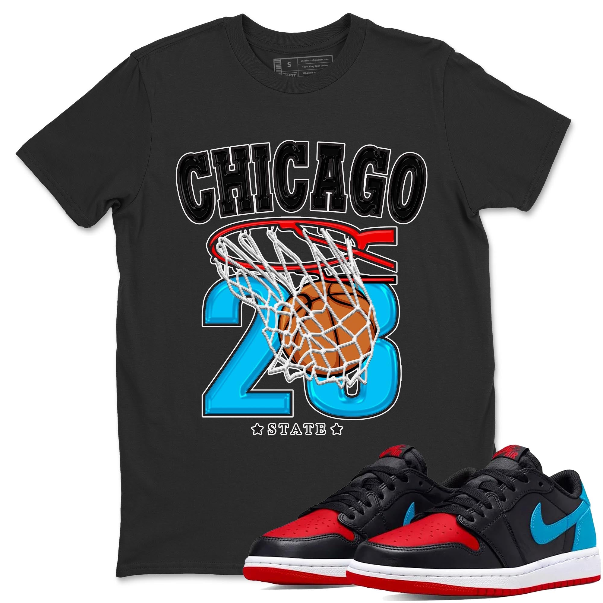 Basketball snkmatch Tee - Air Jordan 1 UNC to Chicago