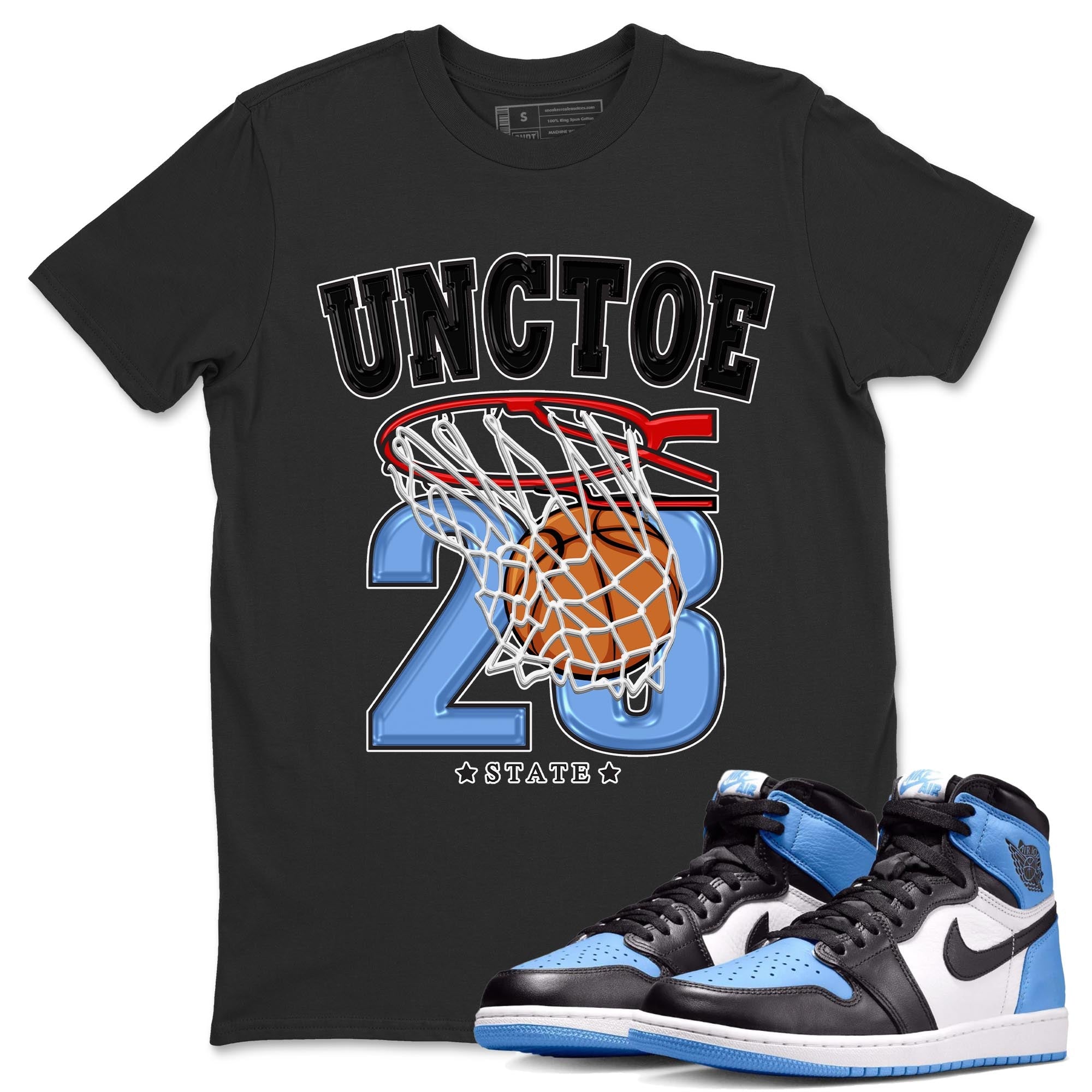 Basketball snkmatch Tee - Air Jordan 1 UNC Toe