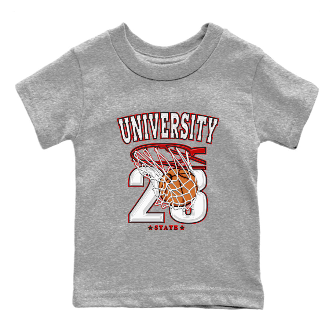 Basketball snkmatch Tee Kids - Air Jordan 1 University Red
