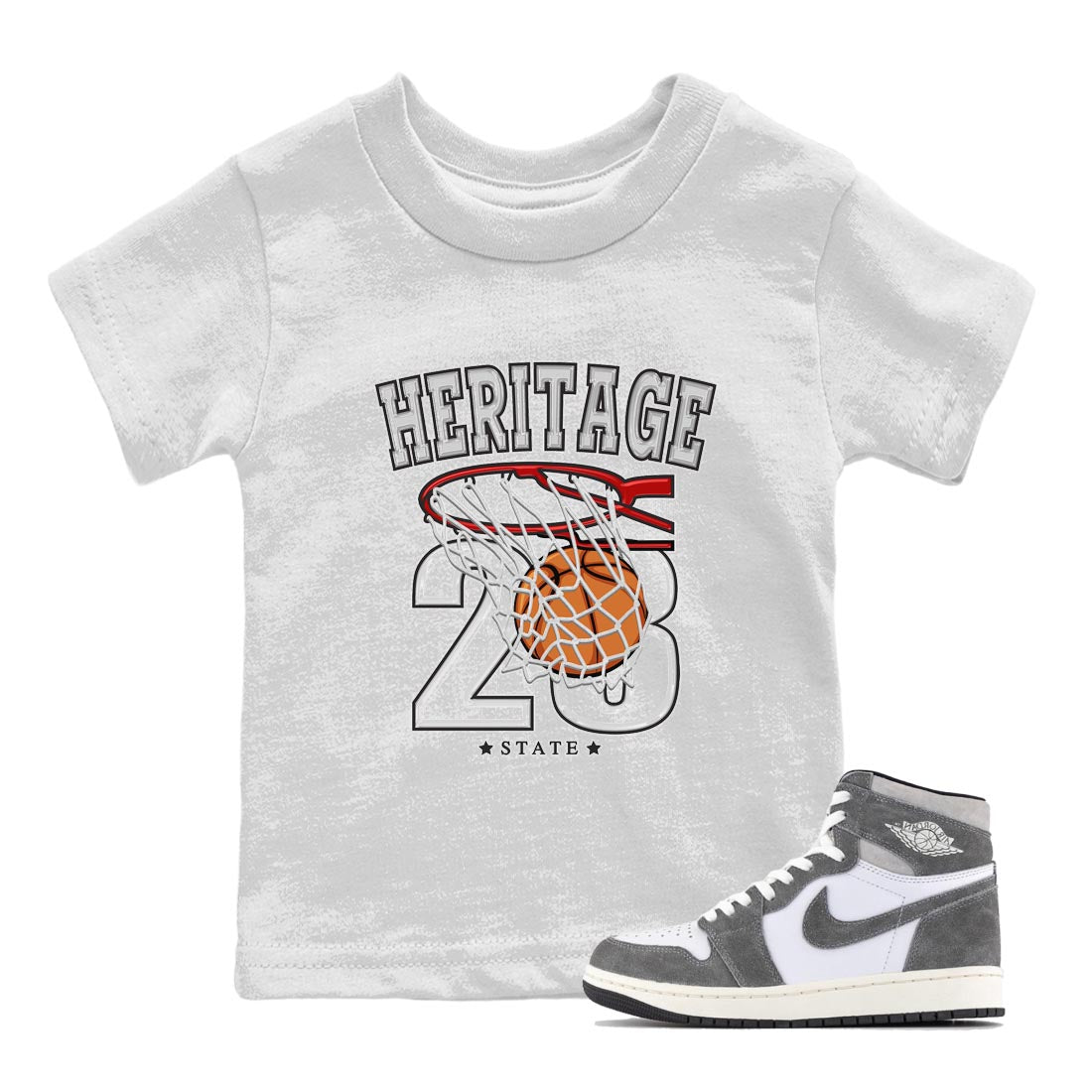 Basketball Kids Tops - Air Jordan 1 Washed Heritage