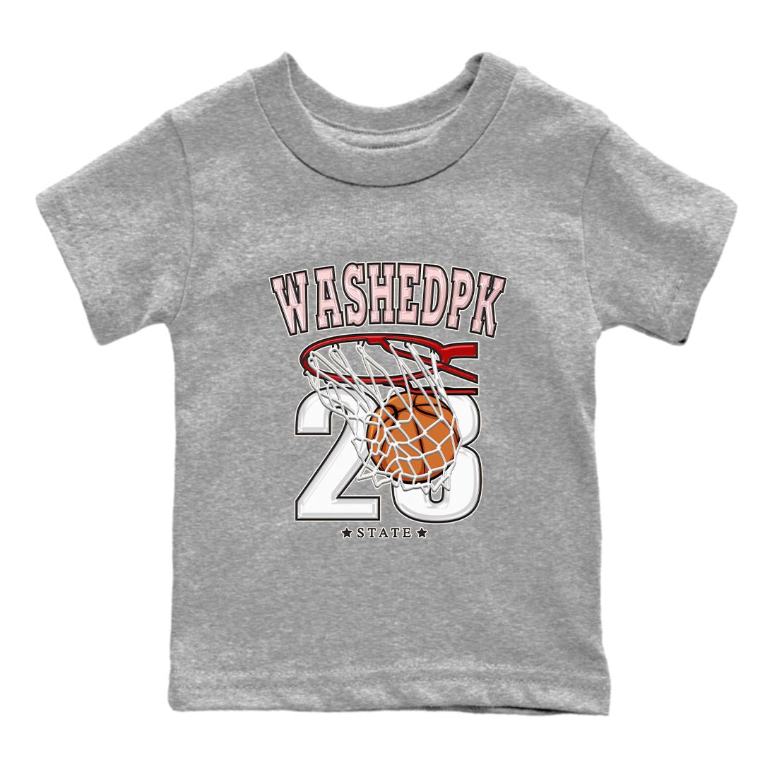 Basketball Kids Tops - Air Jordan 1 Washed Pink
