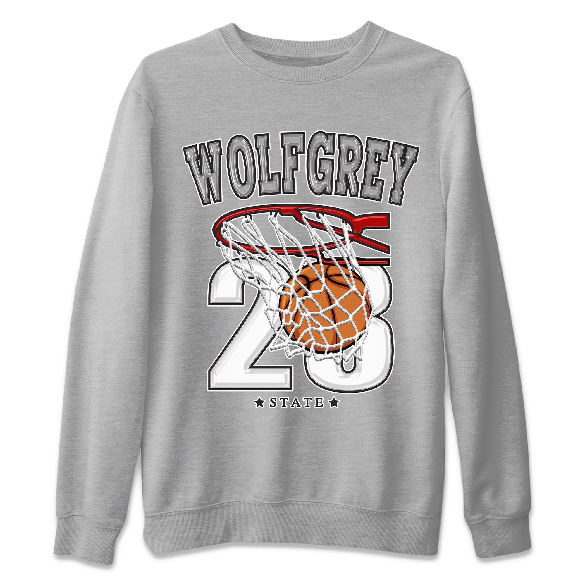 Basketball Unisex Tops - Air Jordan 13 Wolf Grey