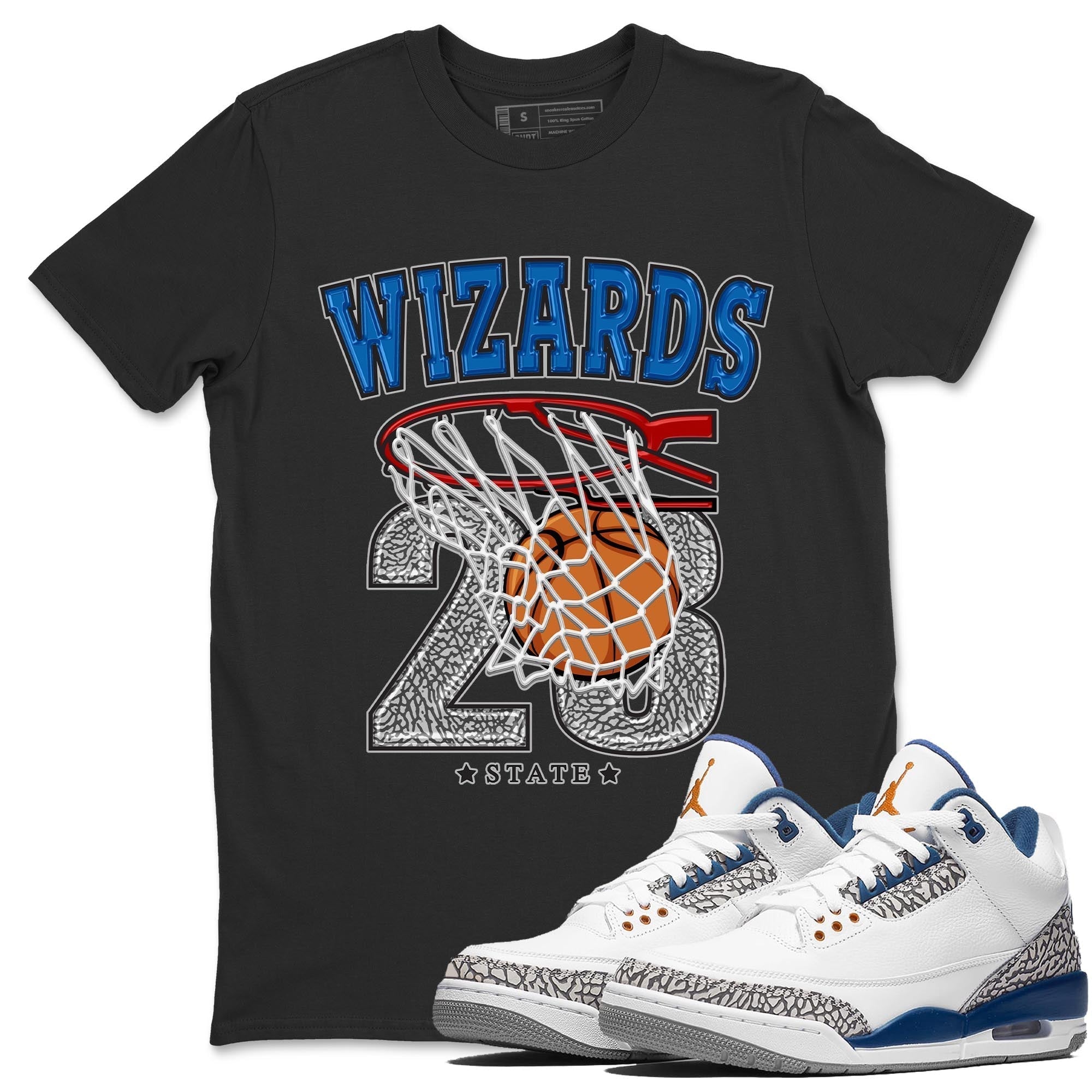 Basketball Unisex Tops - Air Jordan 3 Wizards