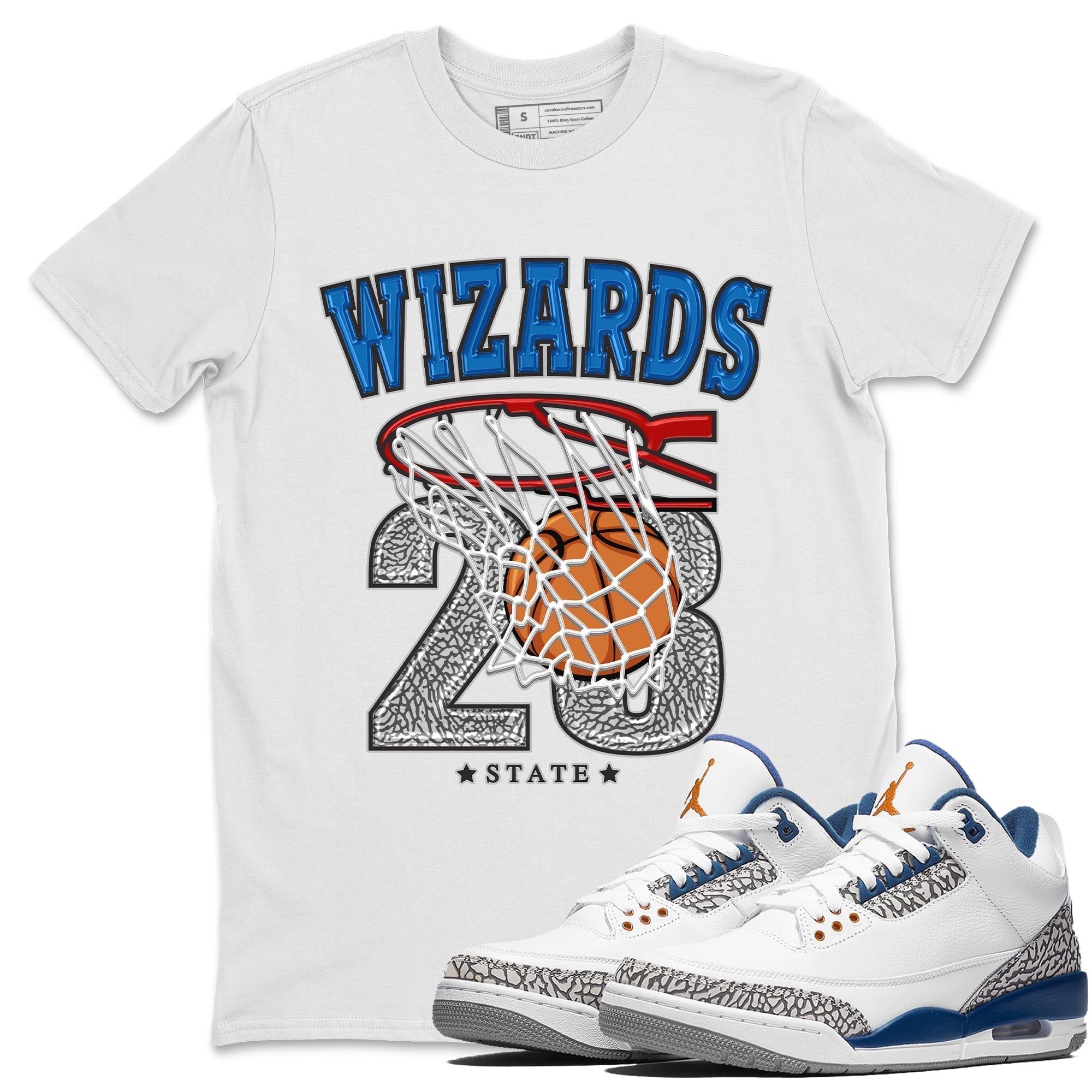 Basketball Unisex Tops - Air Jordan 3 Wizards