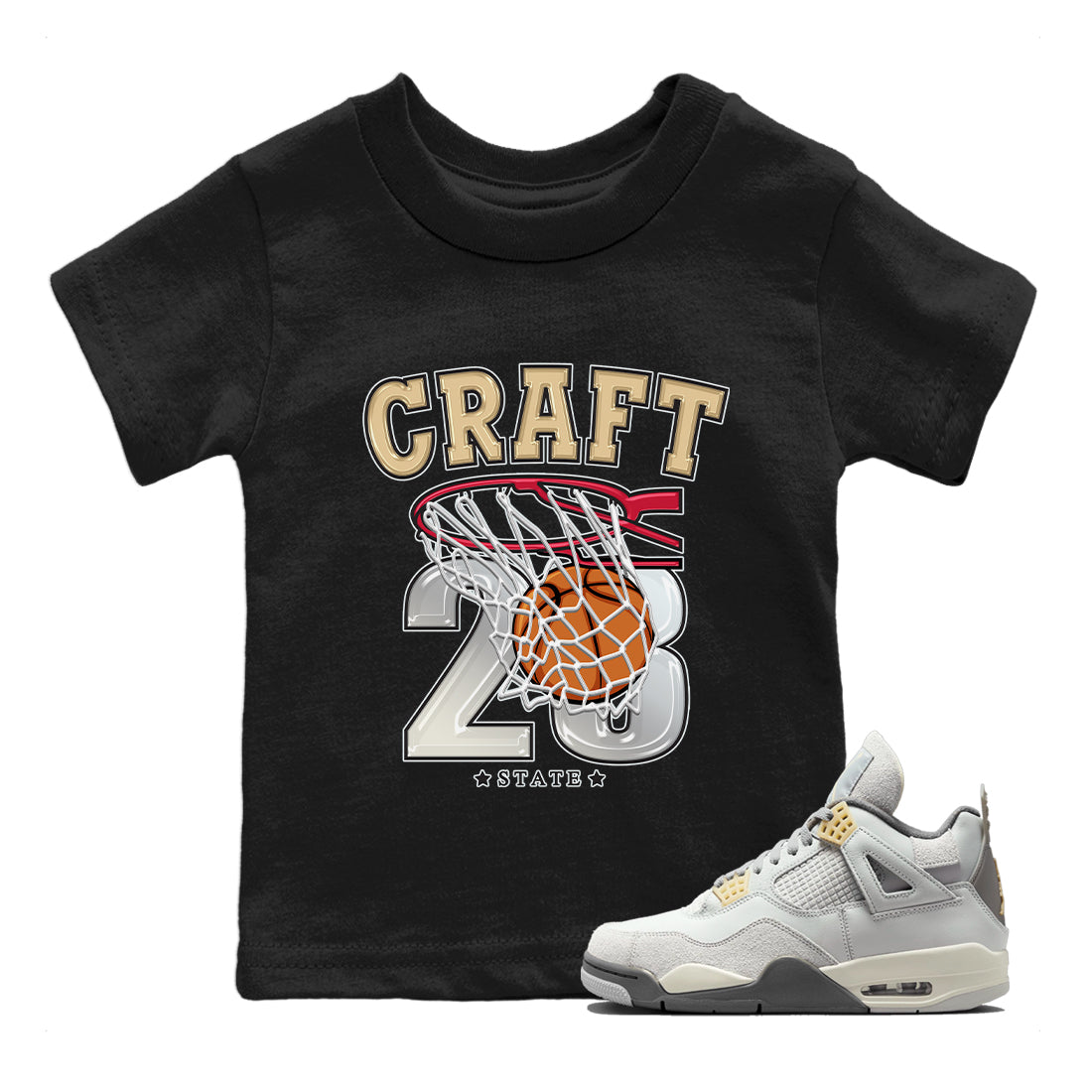 Basketball Kids Tops - Air Jordan 4 Craft