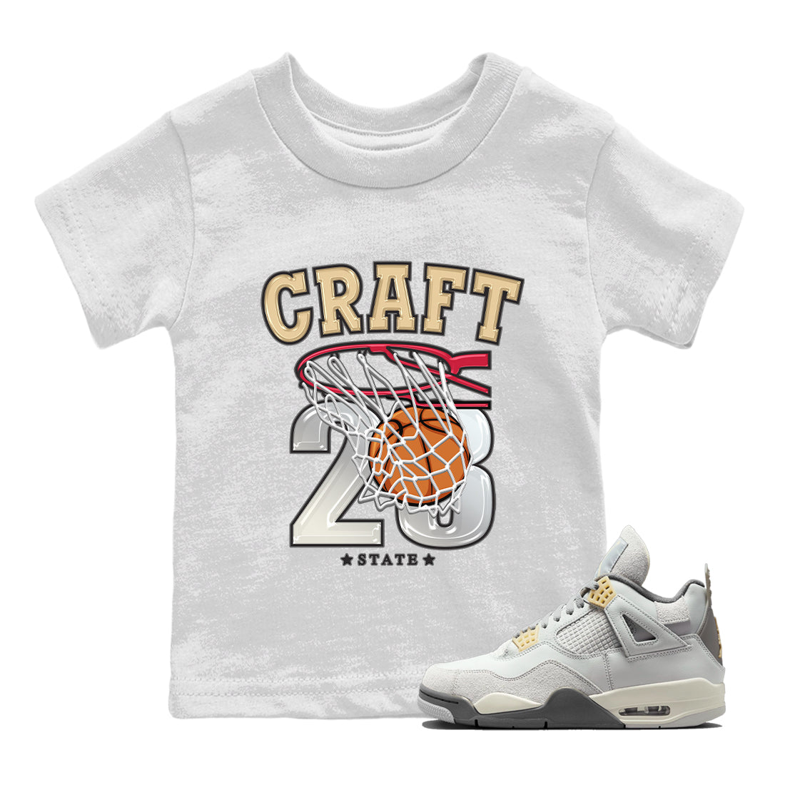 Basketball Kids Tops - Air Jordan 4 Craft