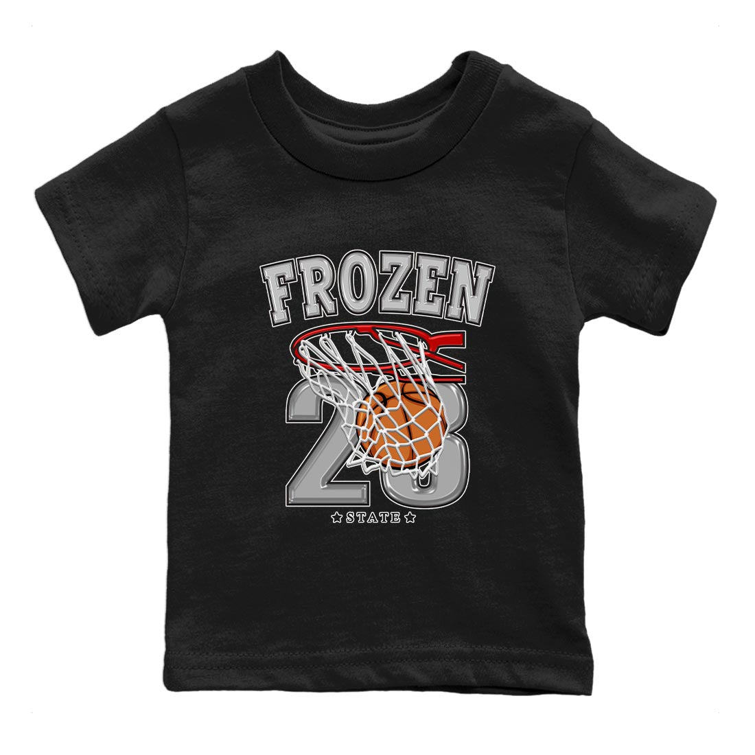 Basketball snkmatch Tee Kids - Air Jordan 4 Frozen Moments