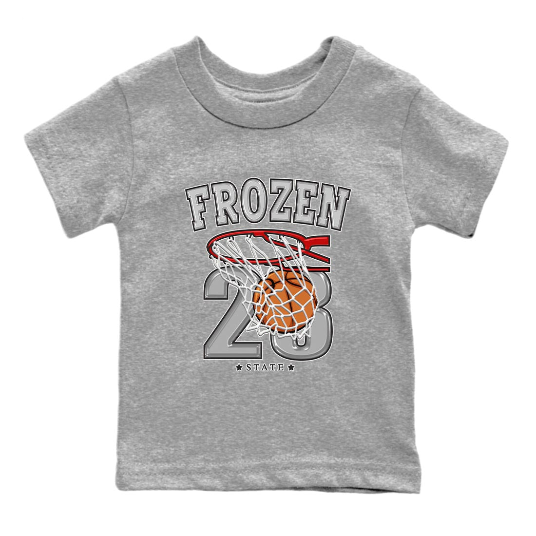 Basketball snkmatch Tee Kids - Air Jordan 4 Frozen Moments