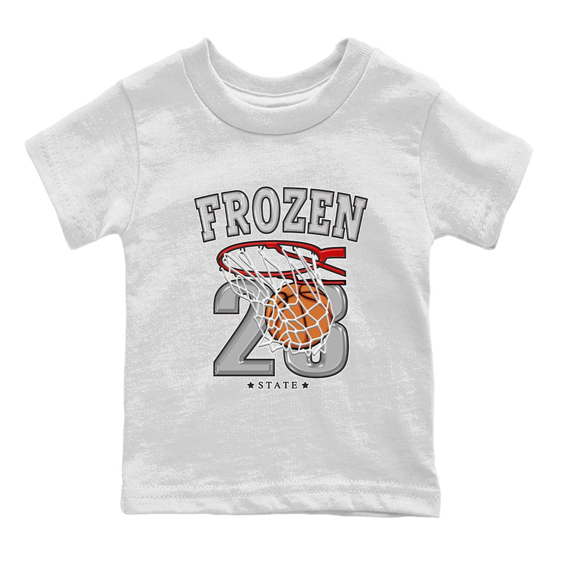 Basketball snkmatch Tee Kids - Air Jordan 4 Frozen Moments