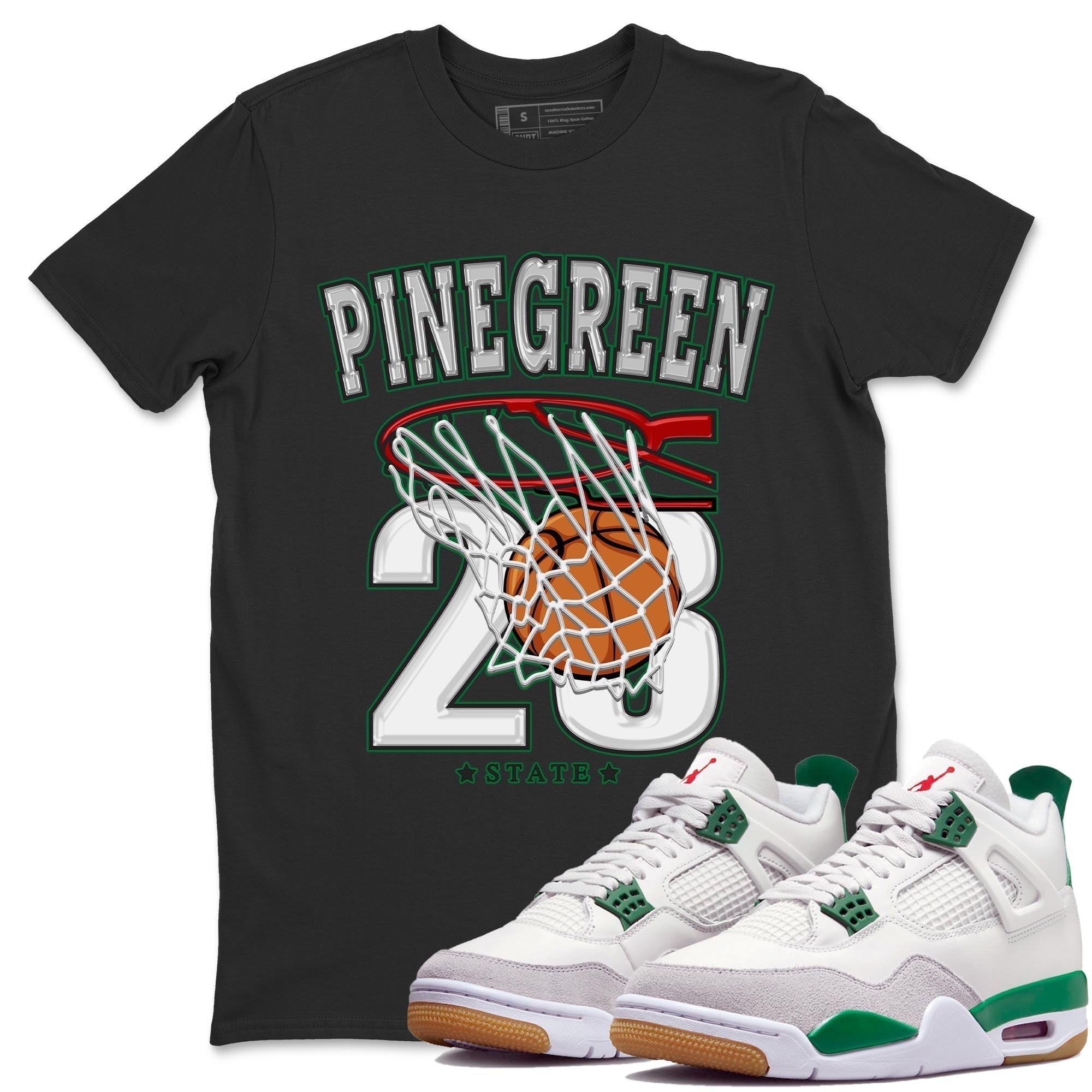 Basketball Unisex Tops - Air Jordan 4 Pine Green SB