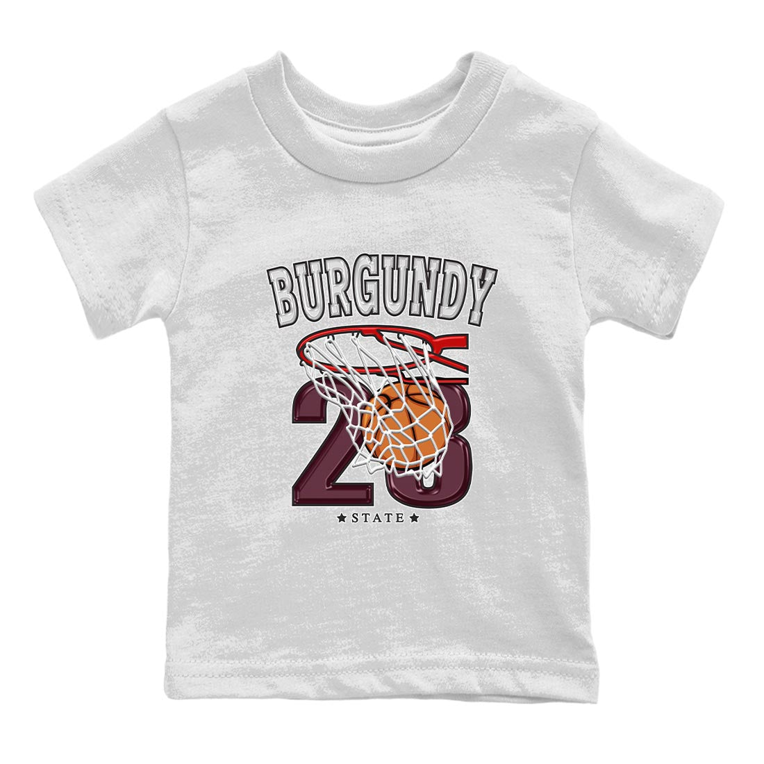 Basketball snkmatch Tee Kids - Air Jordan 5 Burgundy